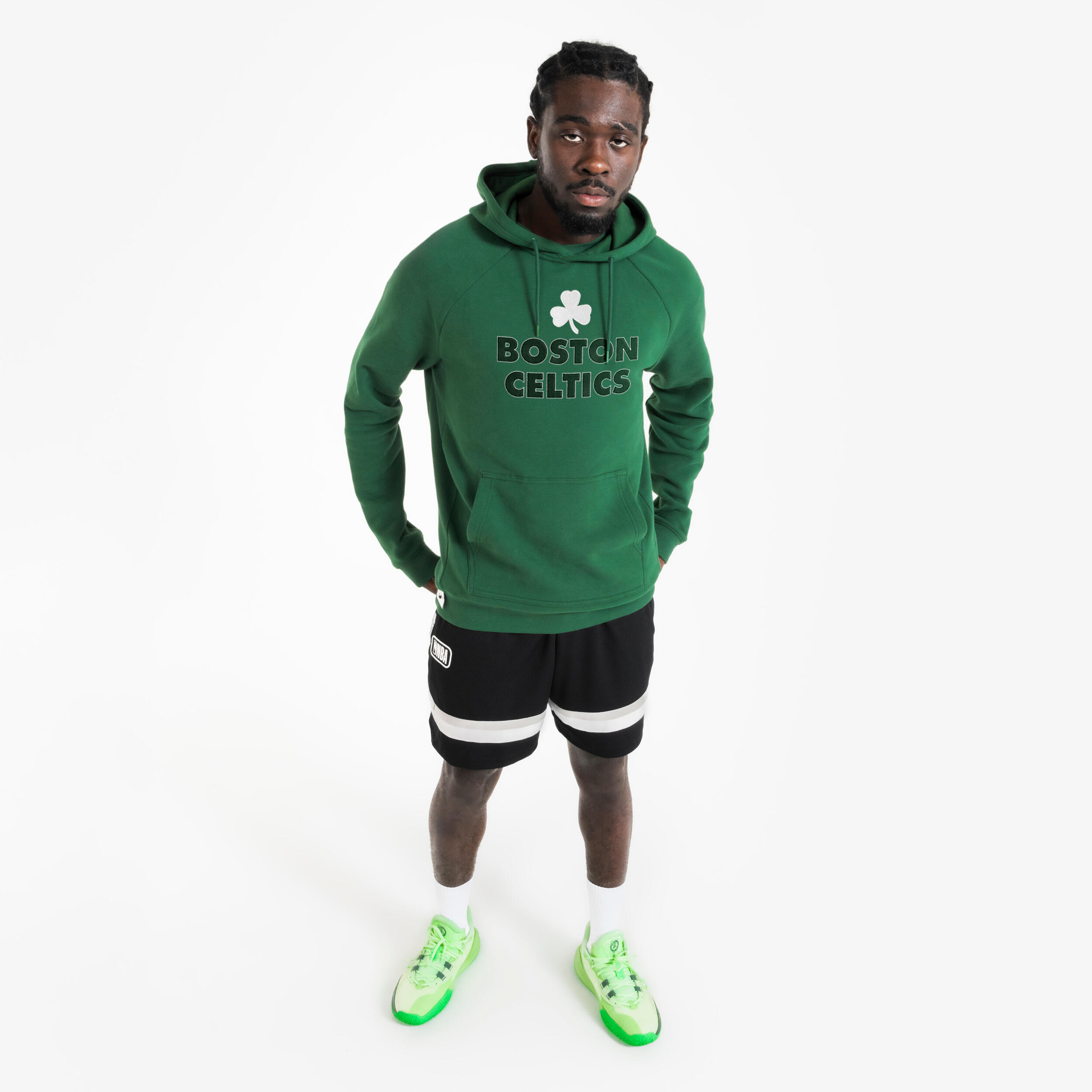Boston Celtics Kapuzenpullover, Hoodie 900 nba Herren/Damen Grün 3/8