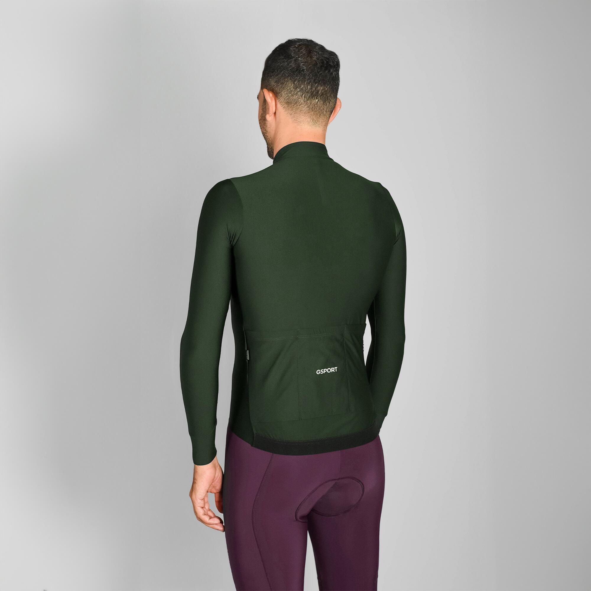Mallot ciclisme màniga llarga Gsport One Emerald unisex 2/4