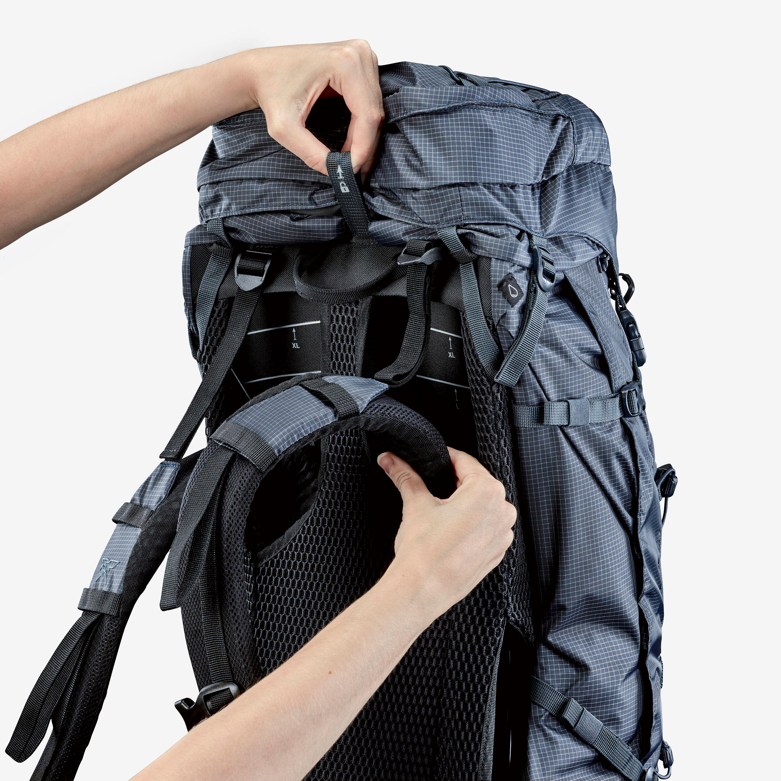 Mochila de trekking de 50+10 L para hombre MT500 Air 14/16