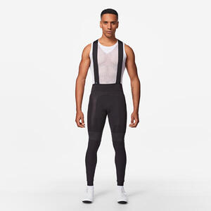 Culotte ciclismo largo Racer negro clima frío