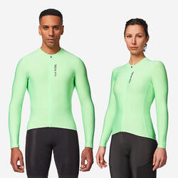 Maillot à manches longues de vélo de route mi-saison, RCR 2 vert