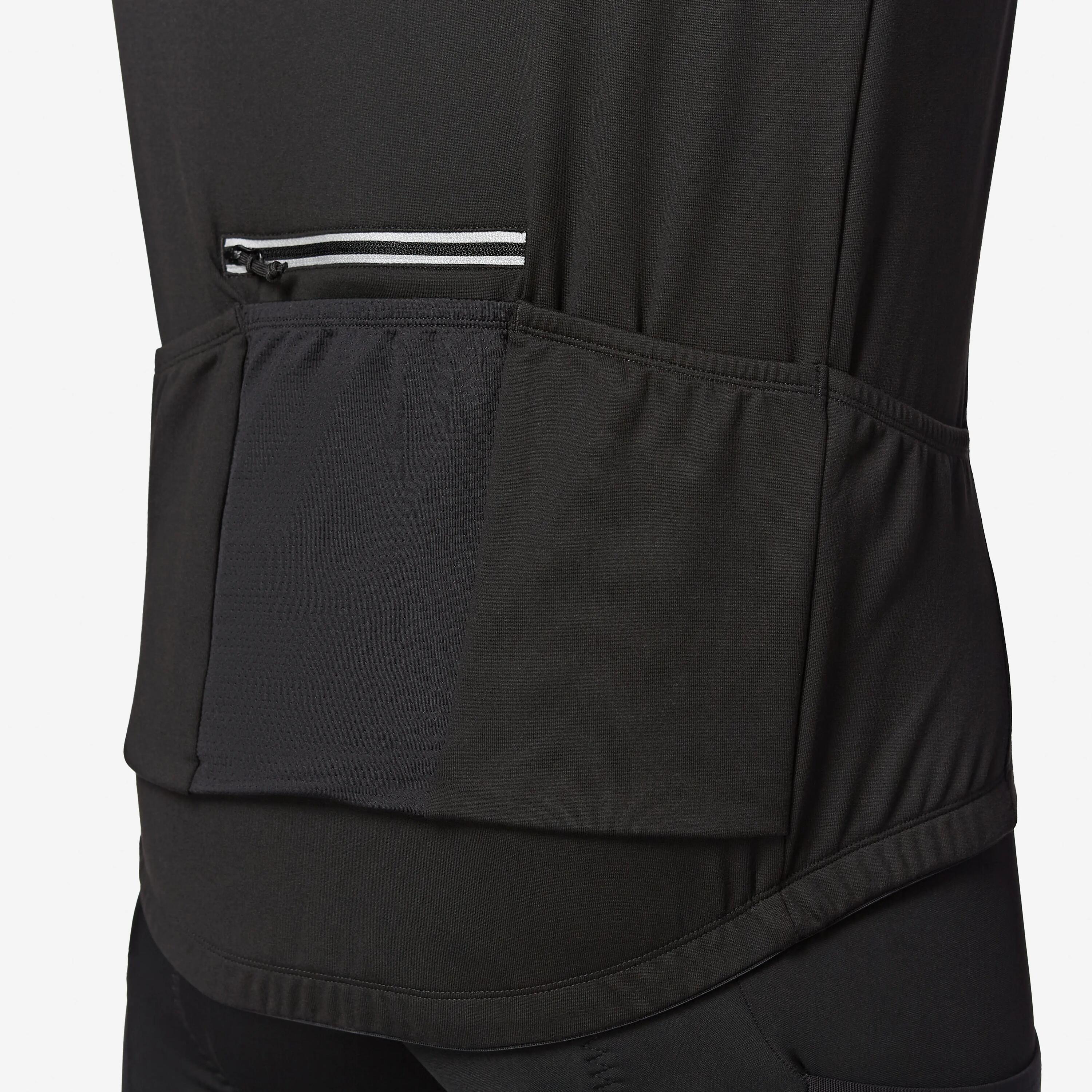 Men's Road Cycling Long-Sleeved Jersey RC100 - Black -  4