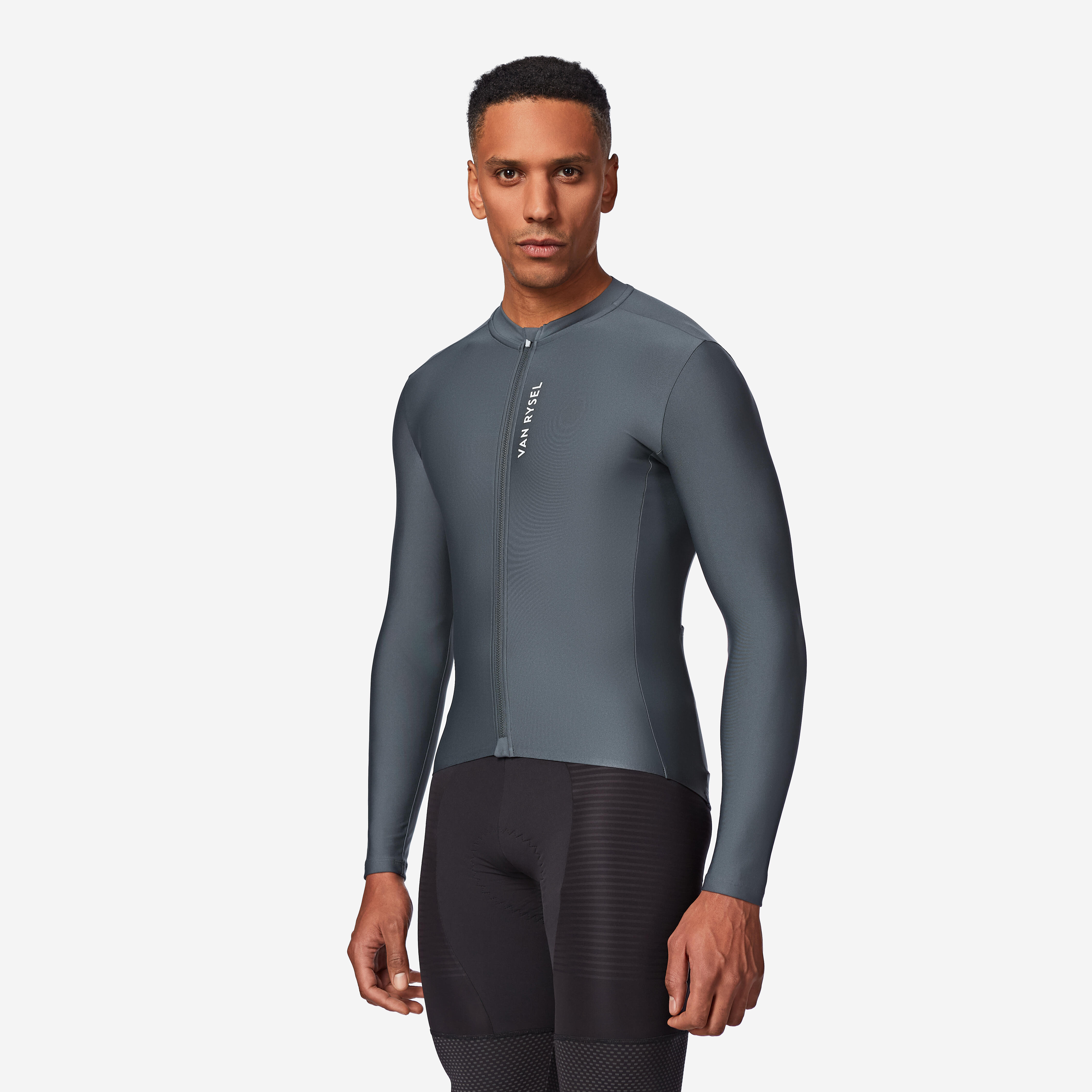 Mid-Season Long-Sleeved Road Cycling Jersey, Racer 2 - VAN RYSEL