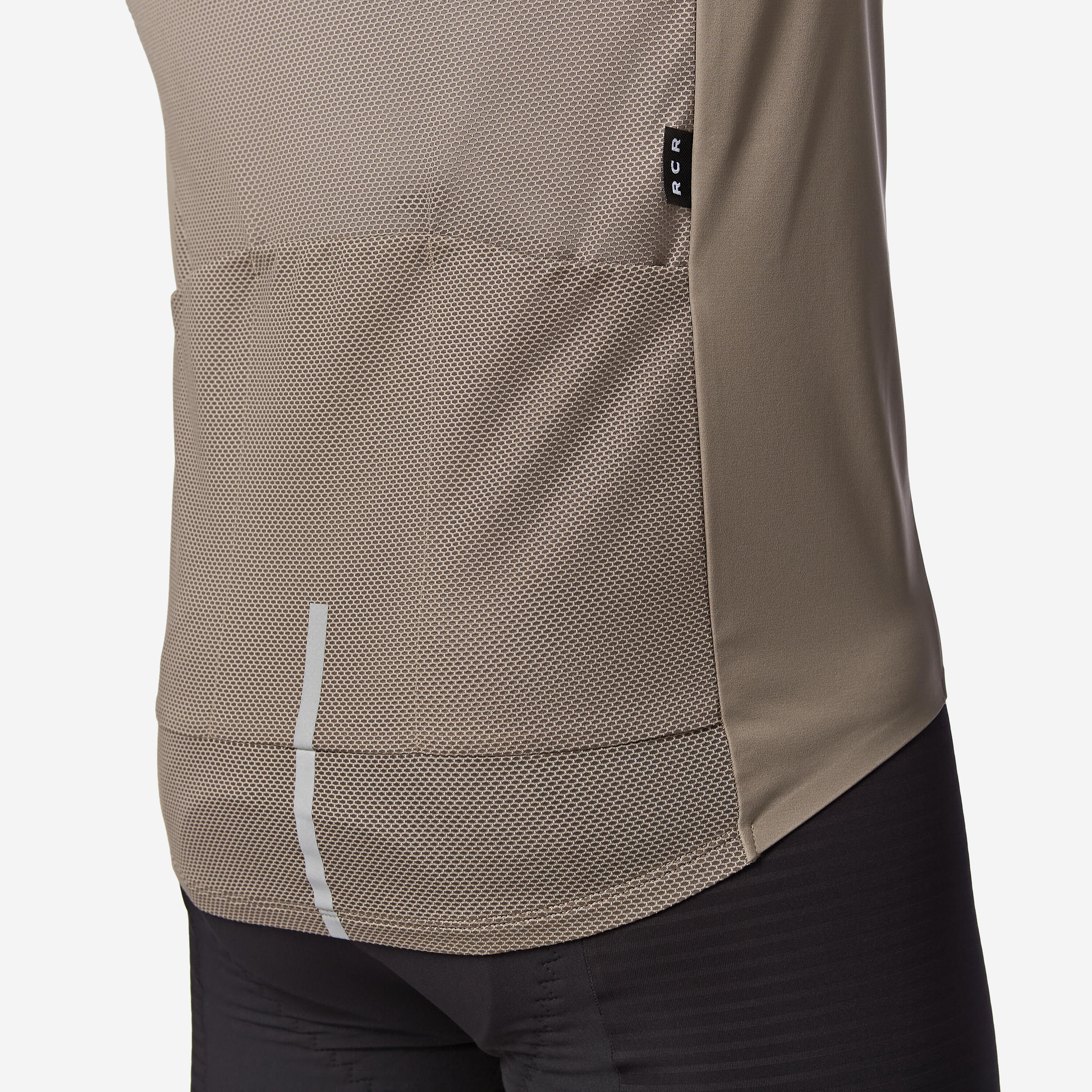 Gilet antivento ciclismo uomo RCR beige 3/7