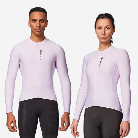 Maglia manica lunga ciclismo unisex RCR 2 tempo fresco viola lilla