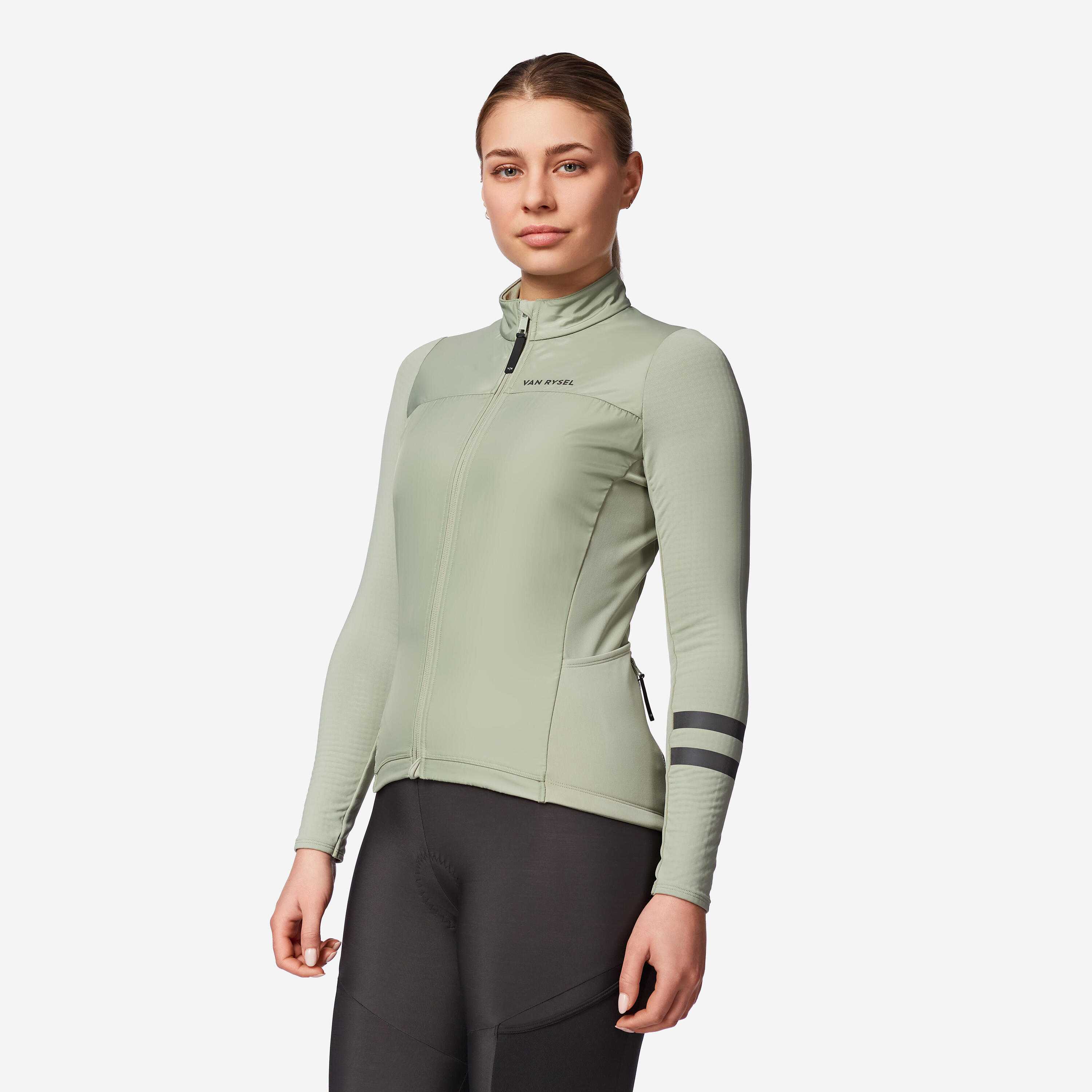 Damen-Rennradtrikot mit langen Ärmeln für die Übergangszeit - EDR 6/11