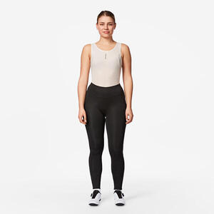 Culotte ciclismo largo sin tirantes mujer Essential negro