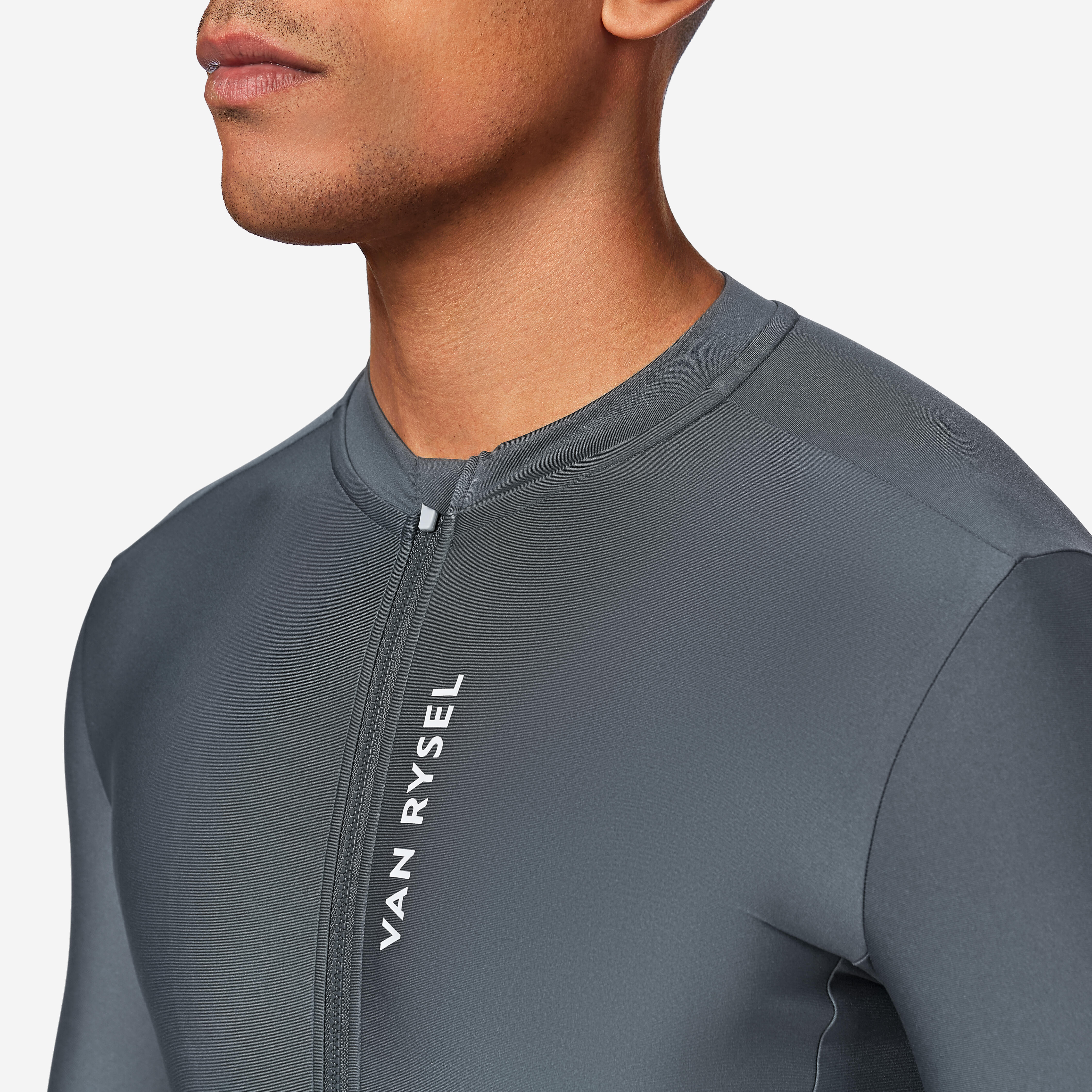Mid-Season Long-Sleeved Road Cycling Jersey, Racer 2 - VAN RYSEL