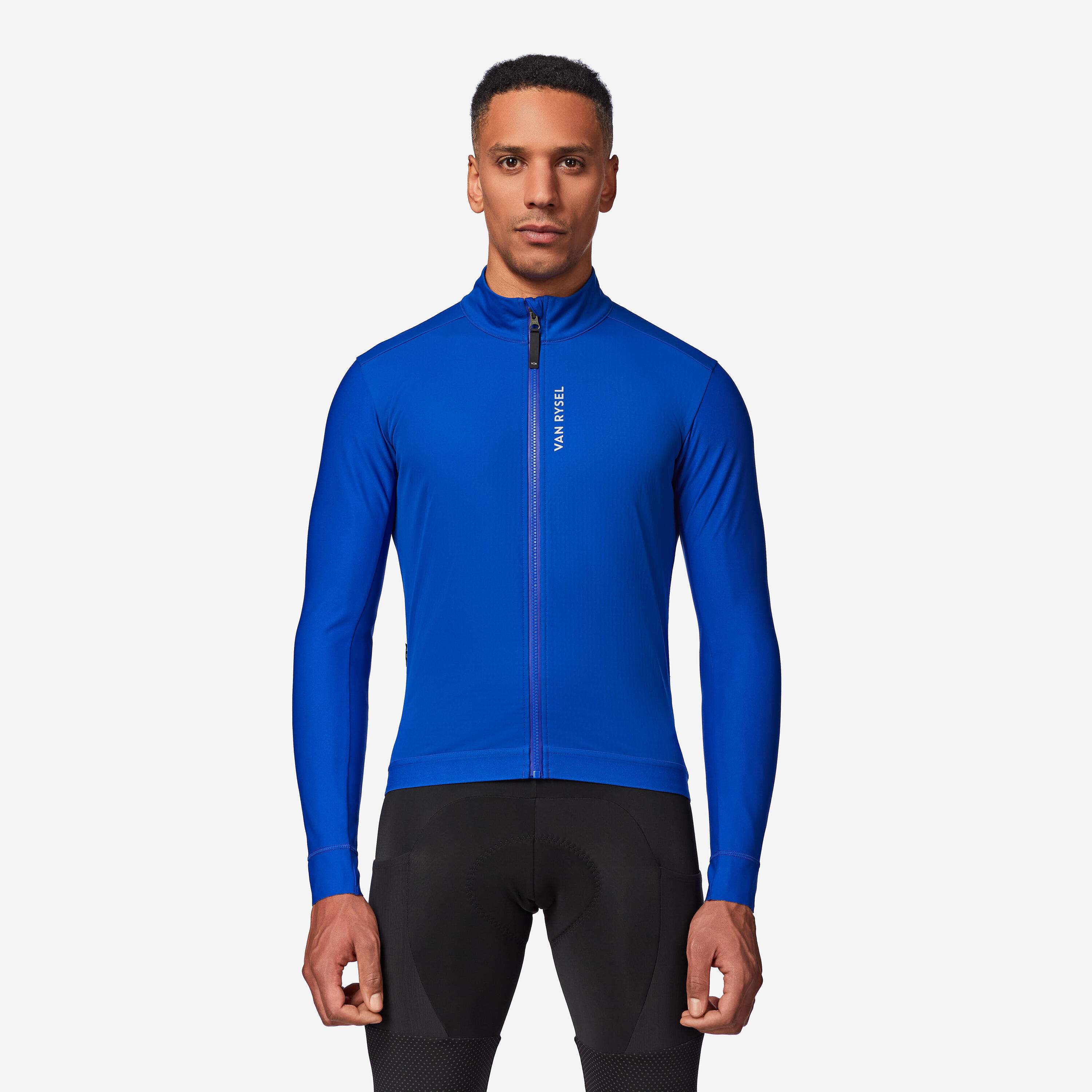 VAN RYSEL Men's Road Cycling Winter Jacket RCR 2-Blue