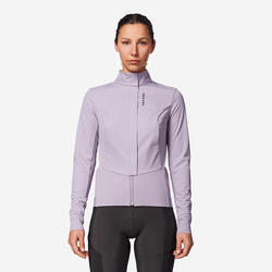 Veste vélo route hiver Racer femme Ardoise