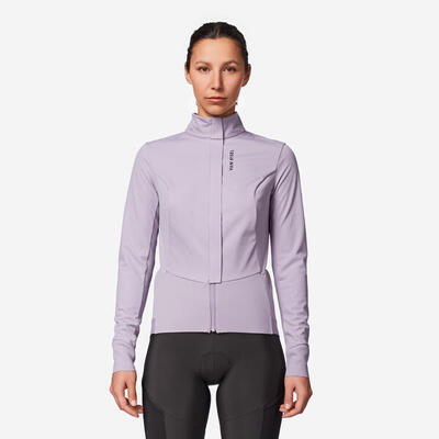 Fahrrad Winterjacke Rennrad RCR Damen grau