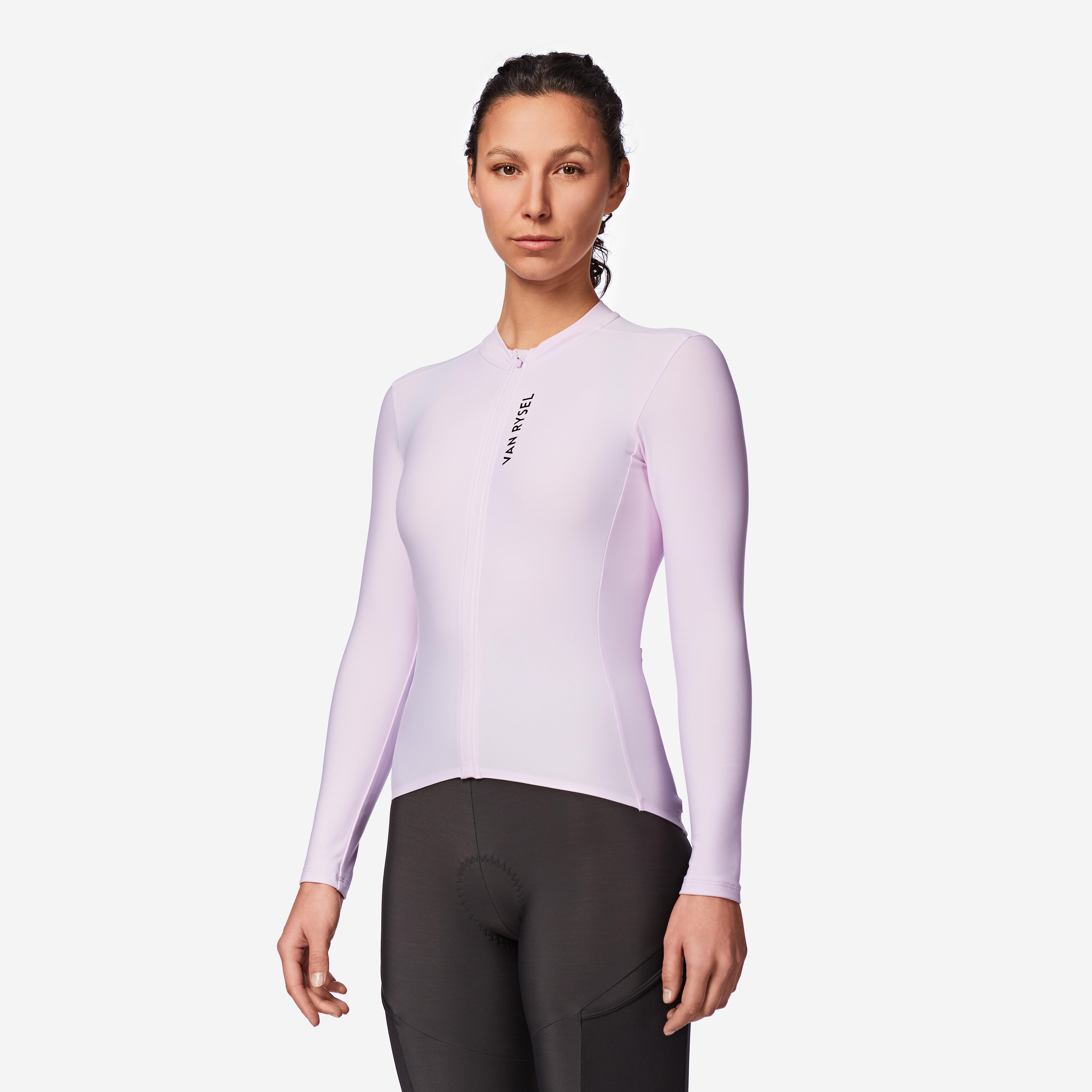 VAN RYSEL Unisex dres na cestnú cyklistiku Racer 2 dlhý rukáv medzisezóna fialový L · záber 7