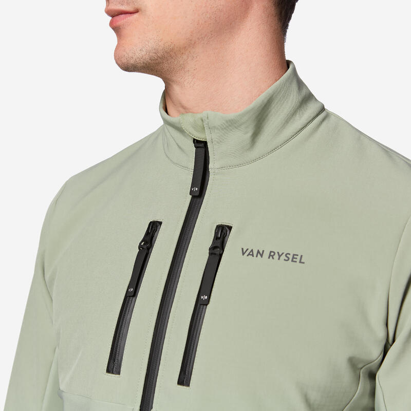 Veste de vélo de route hiver homme, EDR vert