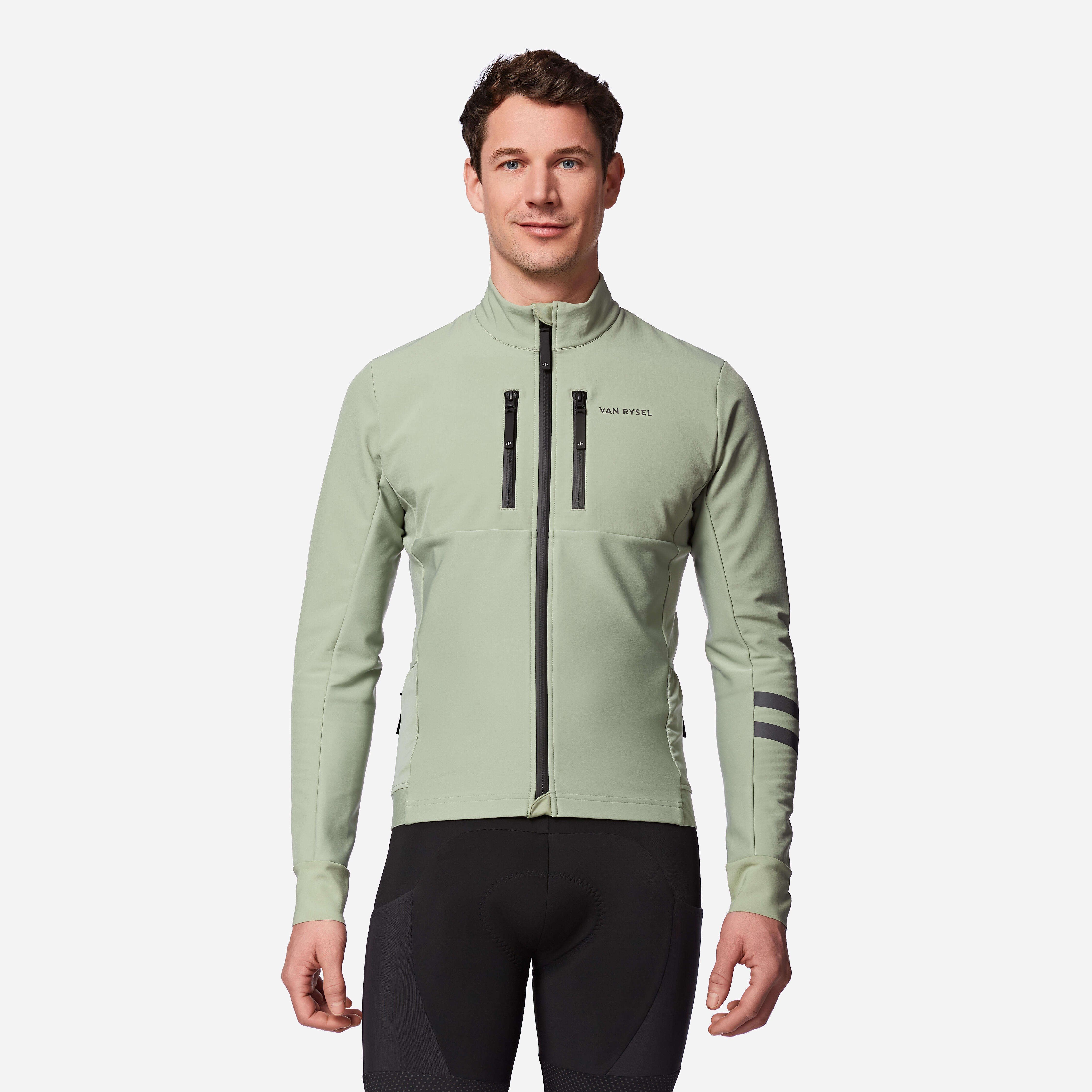 Decathlon UK VAN RYSEL Men's Winter Road Cycling Jacket, Edr - Green | FREE Click & Collect at Stores and Asda. 365 Days return available.