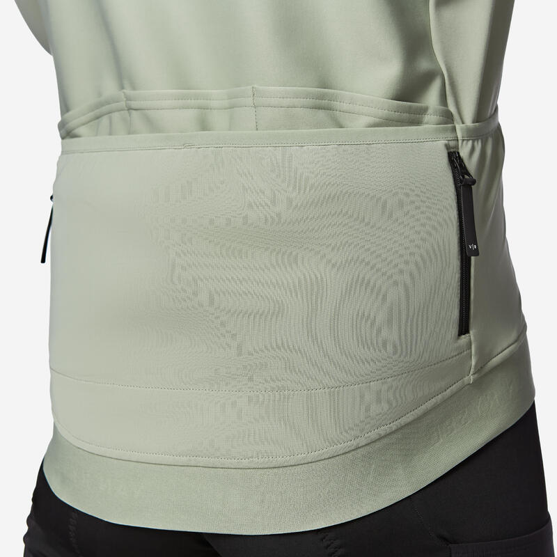 Veste de vélo de route hiver homme, EDR vert