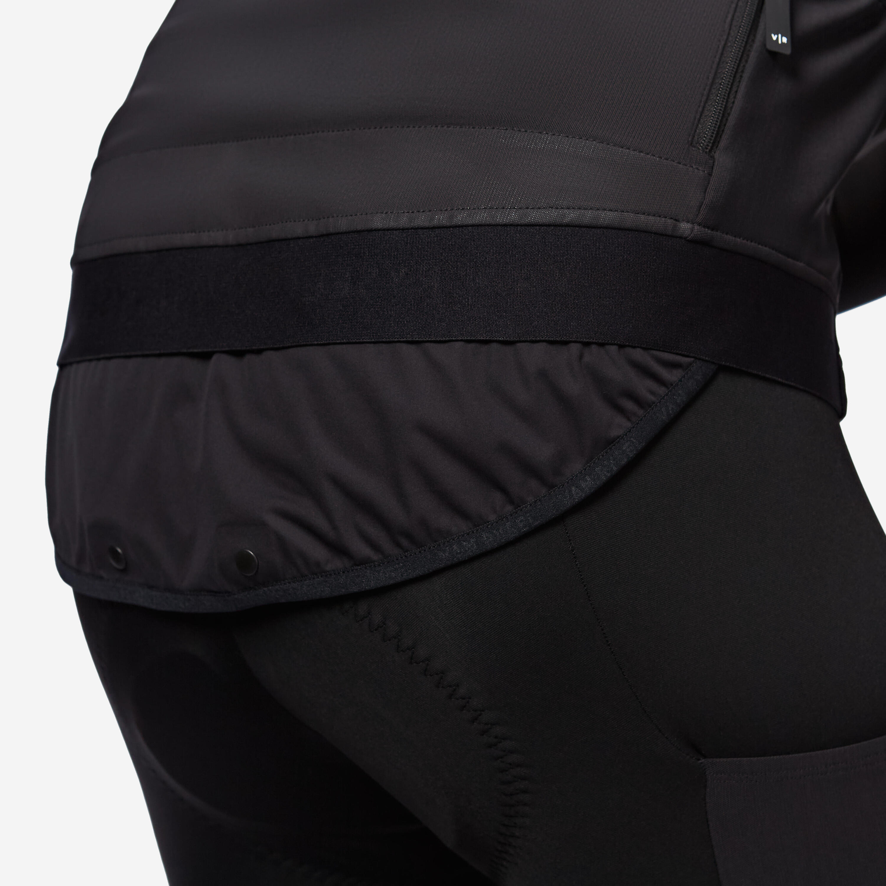 Giacca invernale ciclismo uomo EDR nero-rosso 4/12