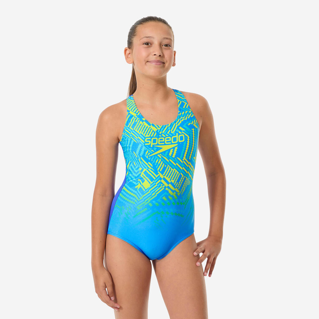 Modre dekliške enodelne kopalke SPEEDO SPLASHBACK