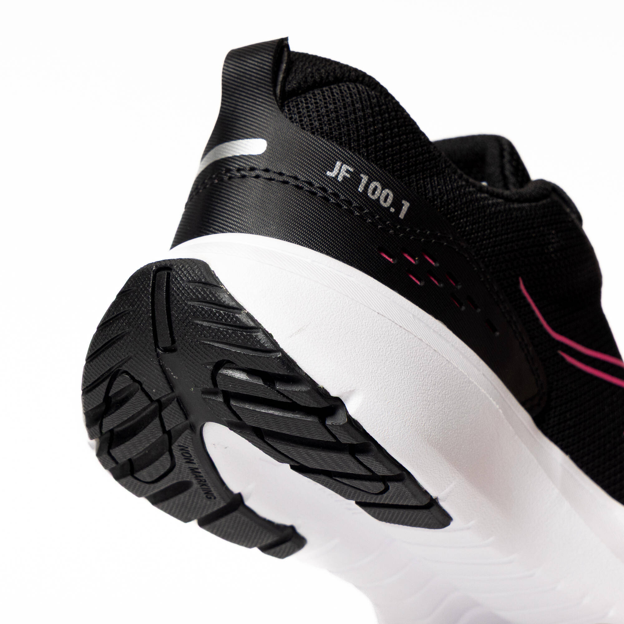 Women Running Shoes Lightweight, Cushioned, Upto 10km/week, Jogflow 100.1 -Black -  5