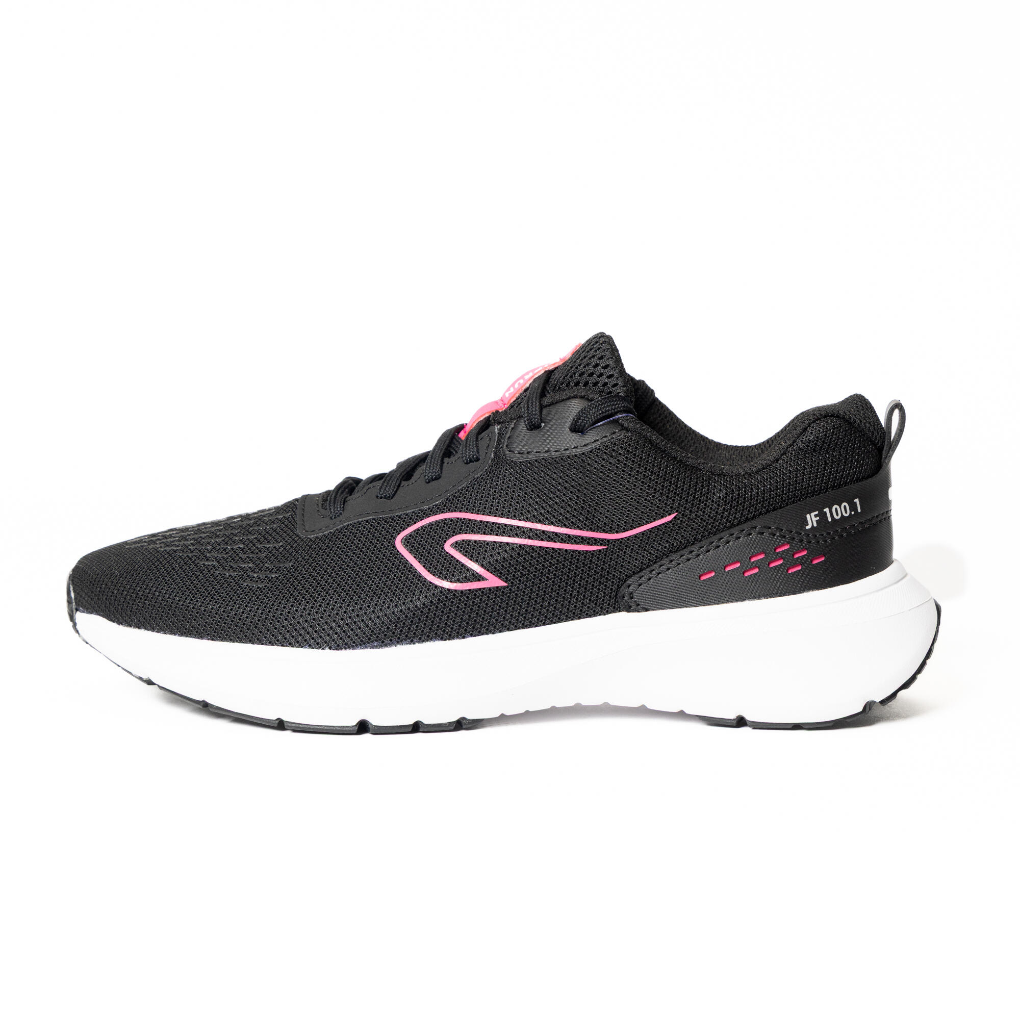 Women Running Shoes Lightweight, Cushioned, Upto 10km/week, Jogflow 100.1 -Black