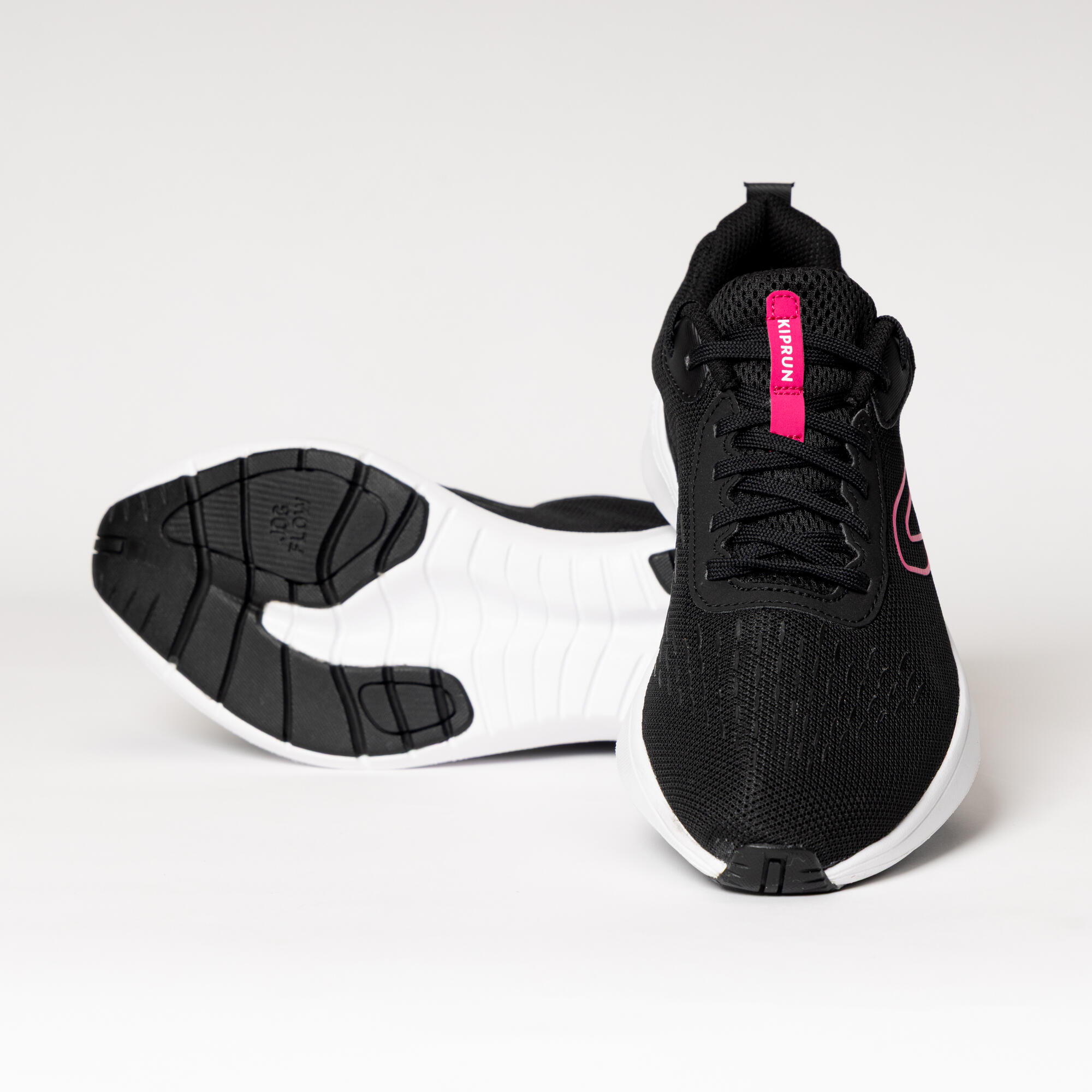 Women Running Shoes Lightweight, Cushioned, Upto 10km/week, Jogflow 100.1 -Black