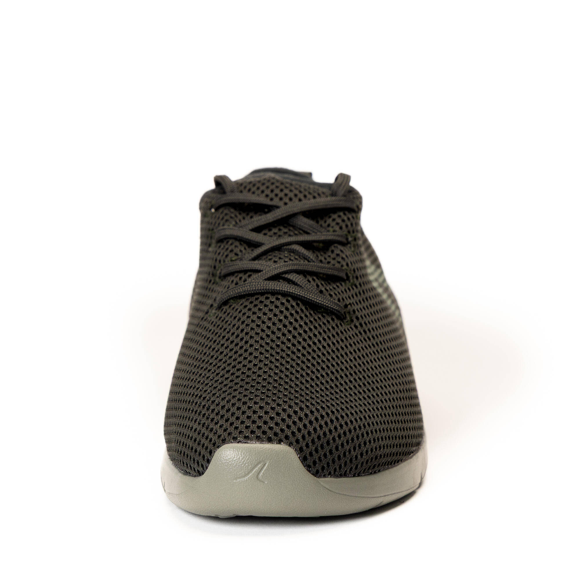 Men Walking Shoes with Breathable Mesh, Cushioning, PW 100 - Black and Khaki -  3