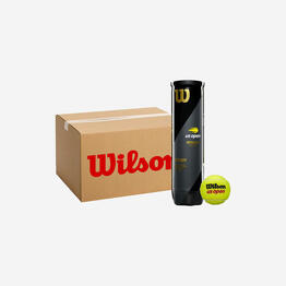 Balles de tennis Wilson us open carton de 18 tubes de 4 balles jaunes