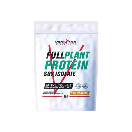 Протеїн Соєвий ізолят Plant protein 900г Солона карамель ТМ "Вансітон"