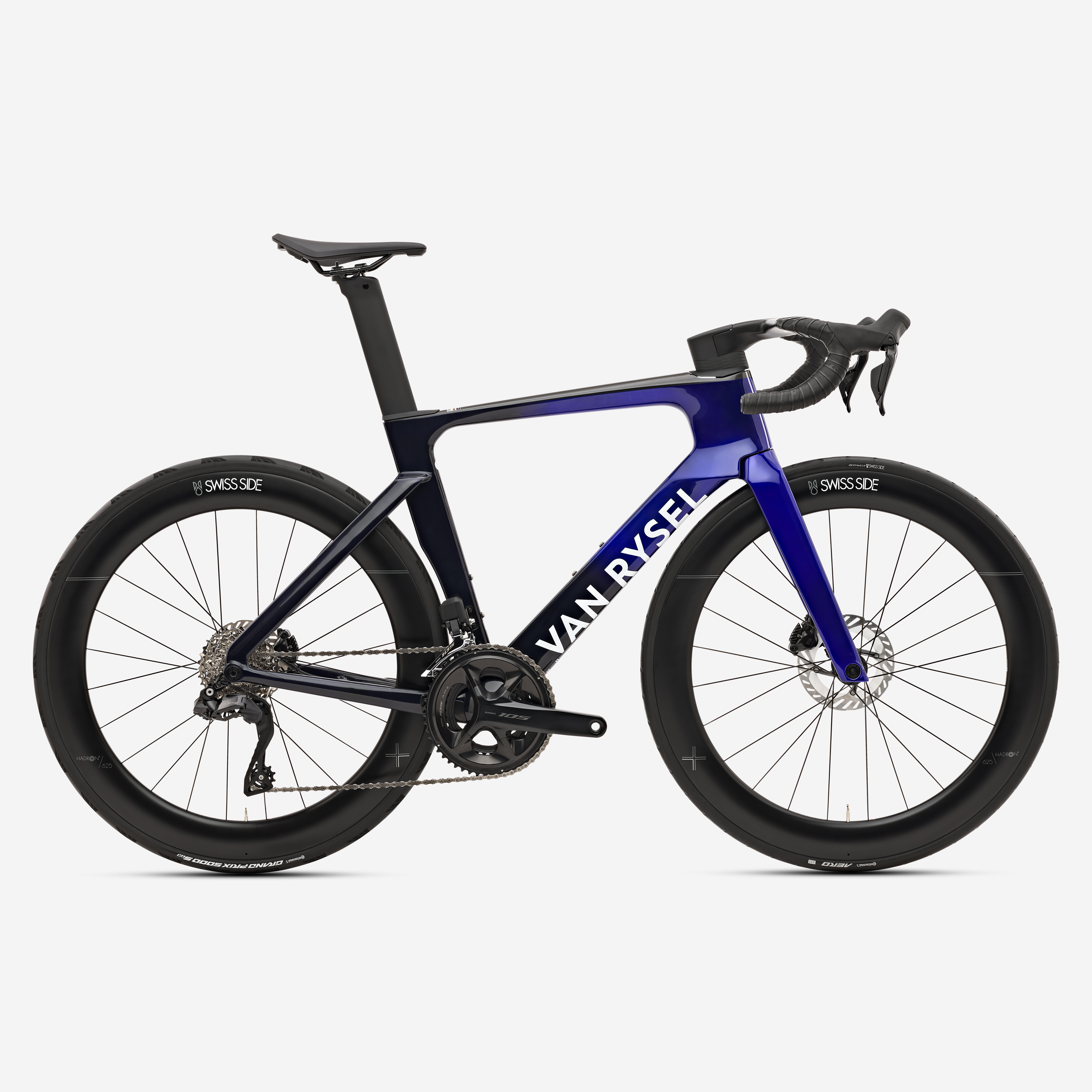 VAN RYSEL Cestný bicykel RCR-F Pro Shimano 105 Di2 12r fialový XS 2025