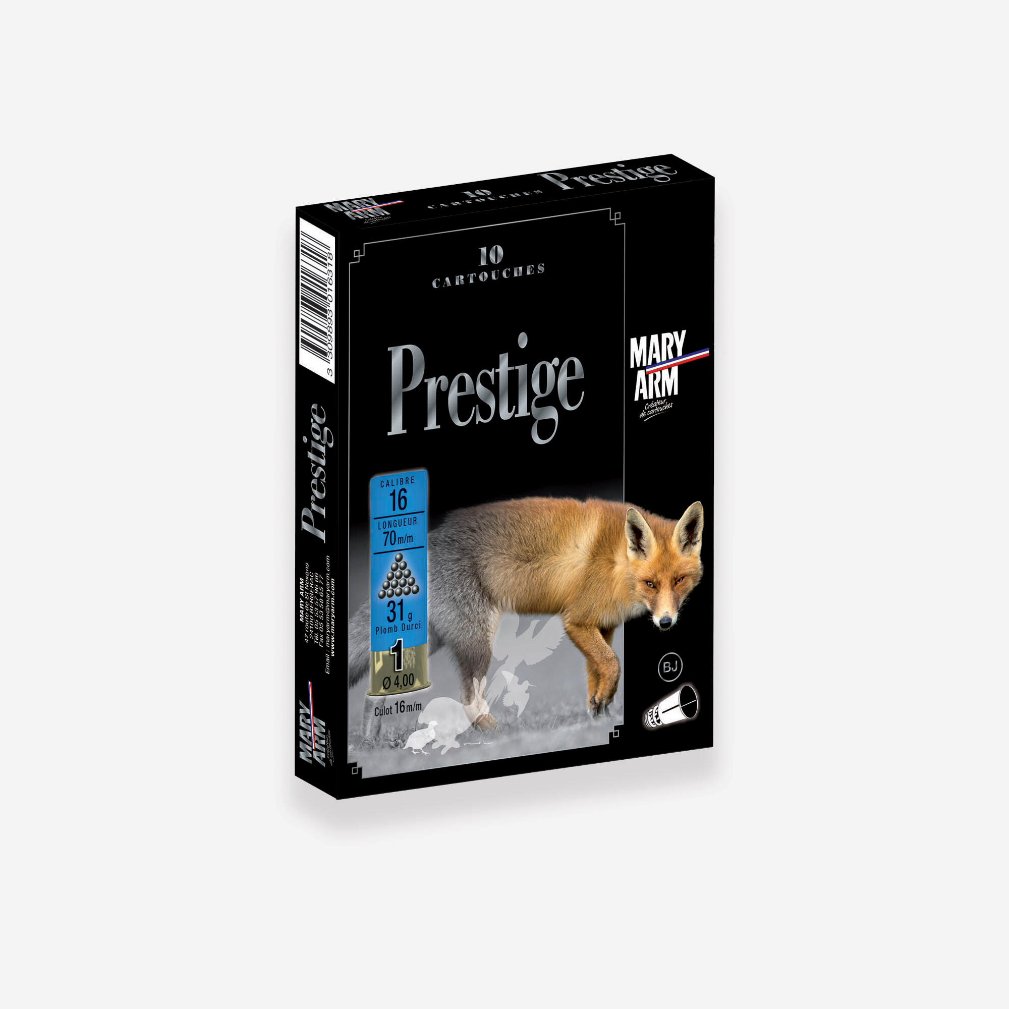 Cartouche prestige pb1  cal 16 x10 1/2