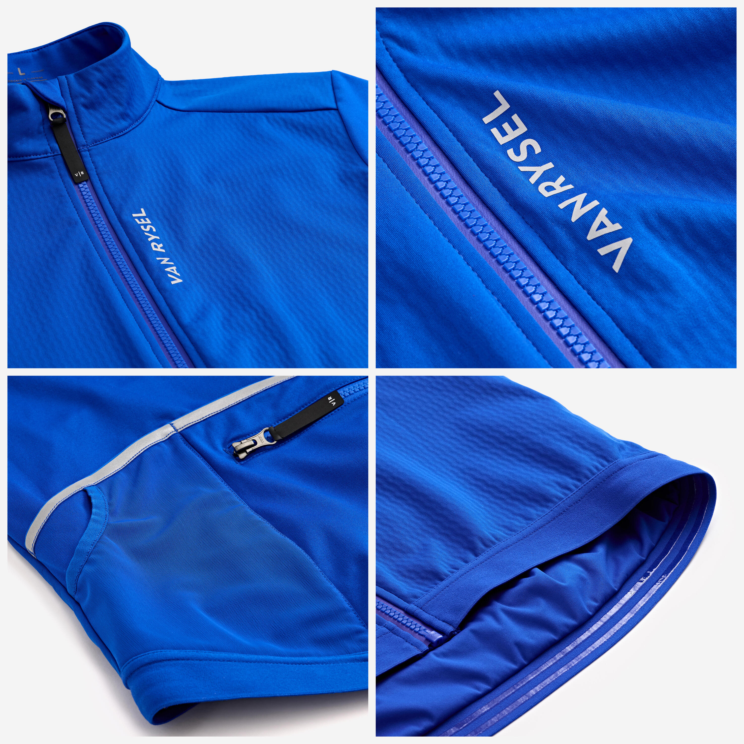 Veste de vélo de route hiver homme, RCR 2 bleu 9/15