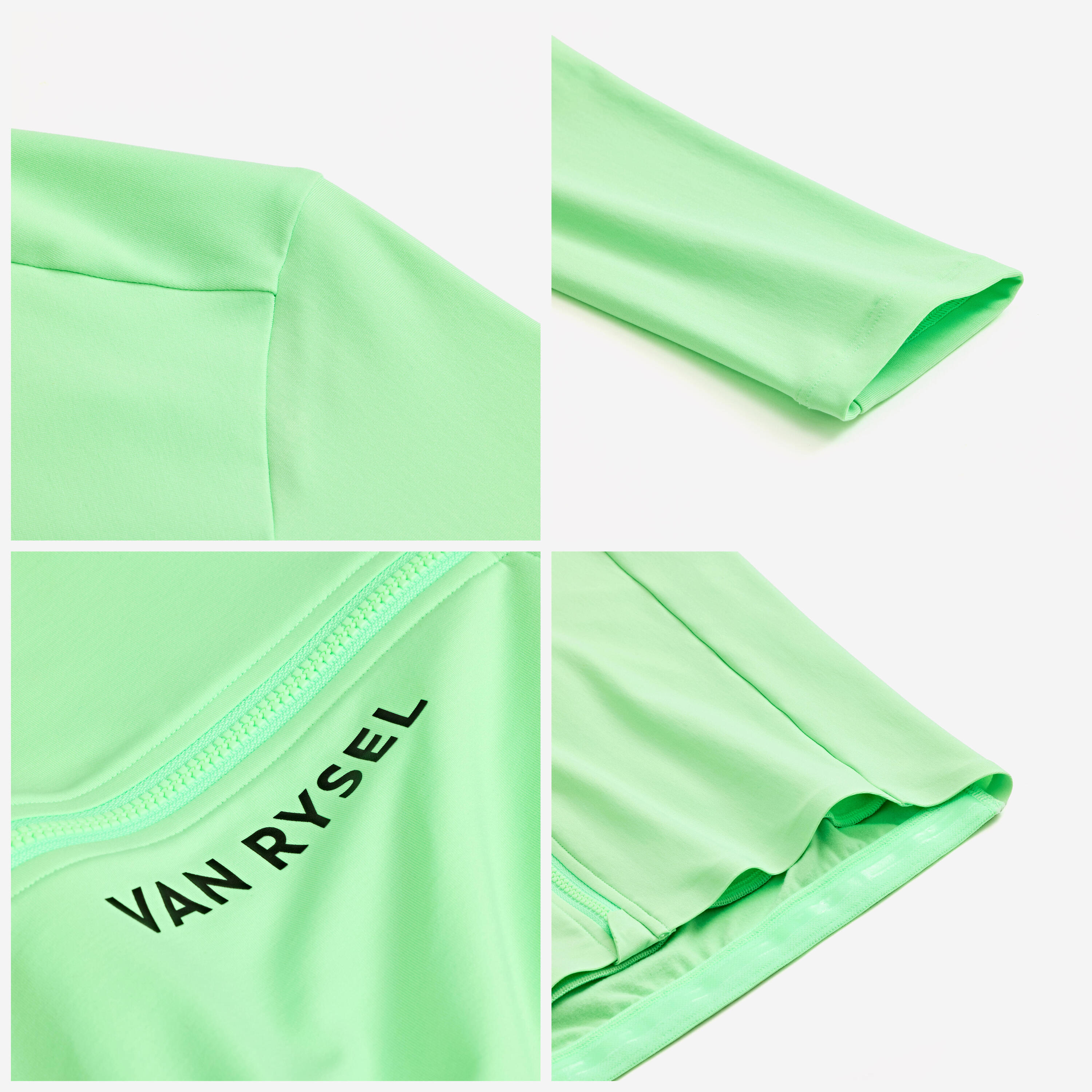 Unisex mid-season long-sleeved road cycling jersey, RCR 2 - Green