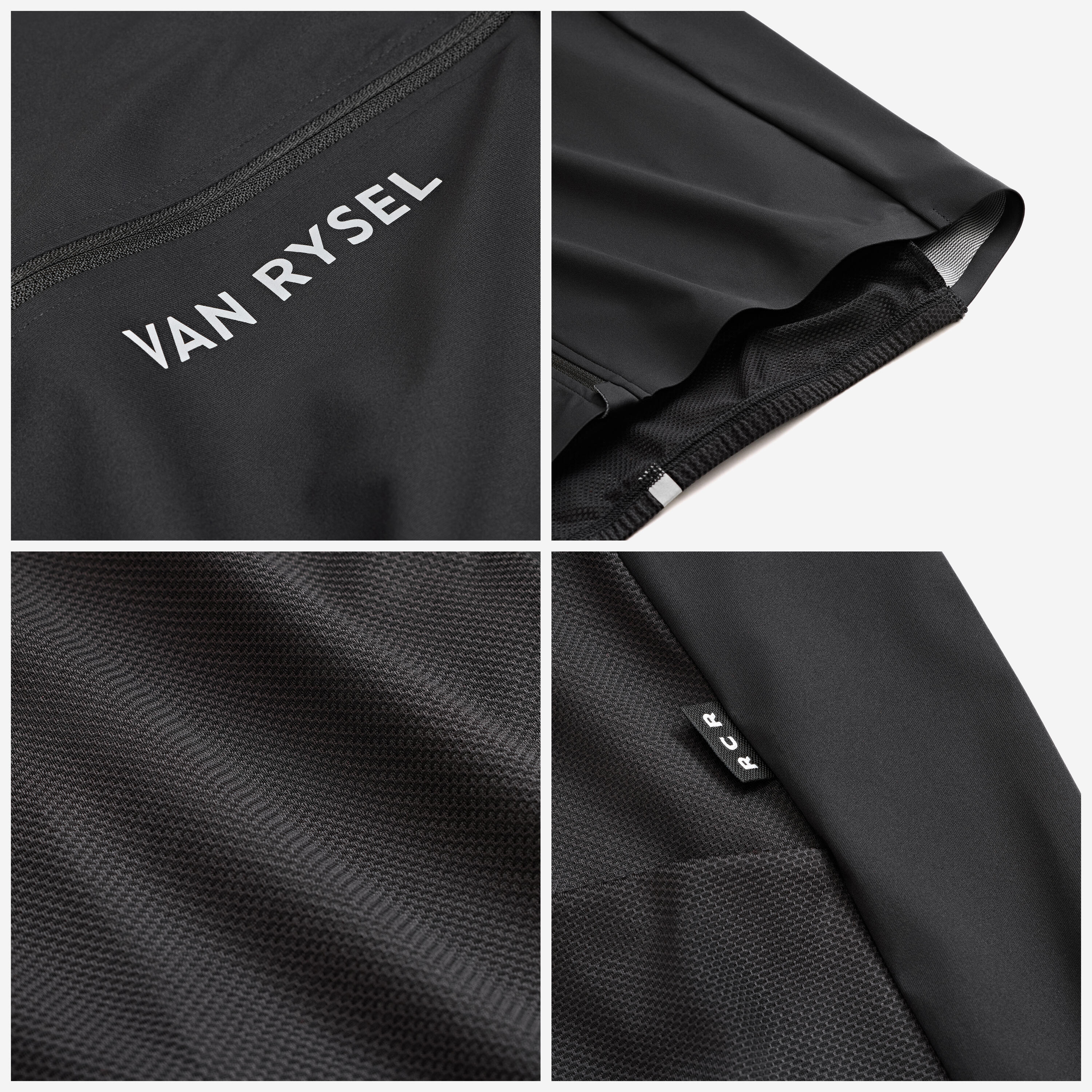 Men's Road Cycling Windproof Gilet - RCR - Black 7/7