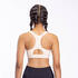 Women's High Support Zipped Sports Bra with Cups - Beige