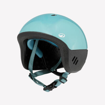 Casco sci e slittino bambino (XXS:44 - 49 cm) 2 in 1 turchese