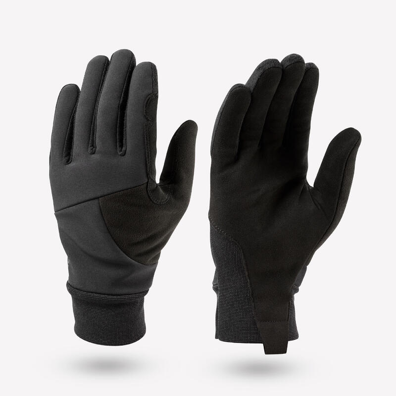 Mănuși călduroase anti-vânt schi fond XCS GLOVE 900 Negru