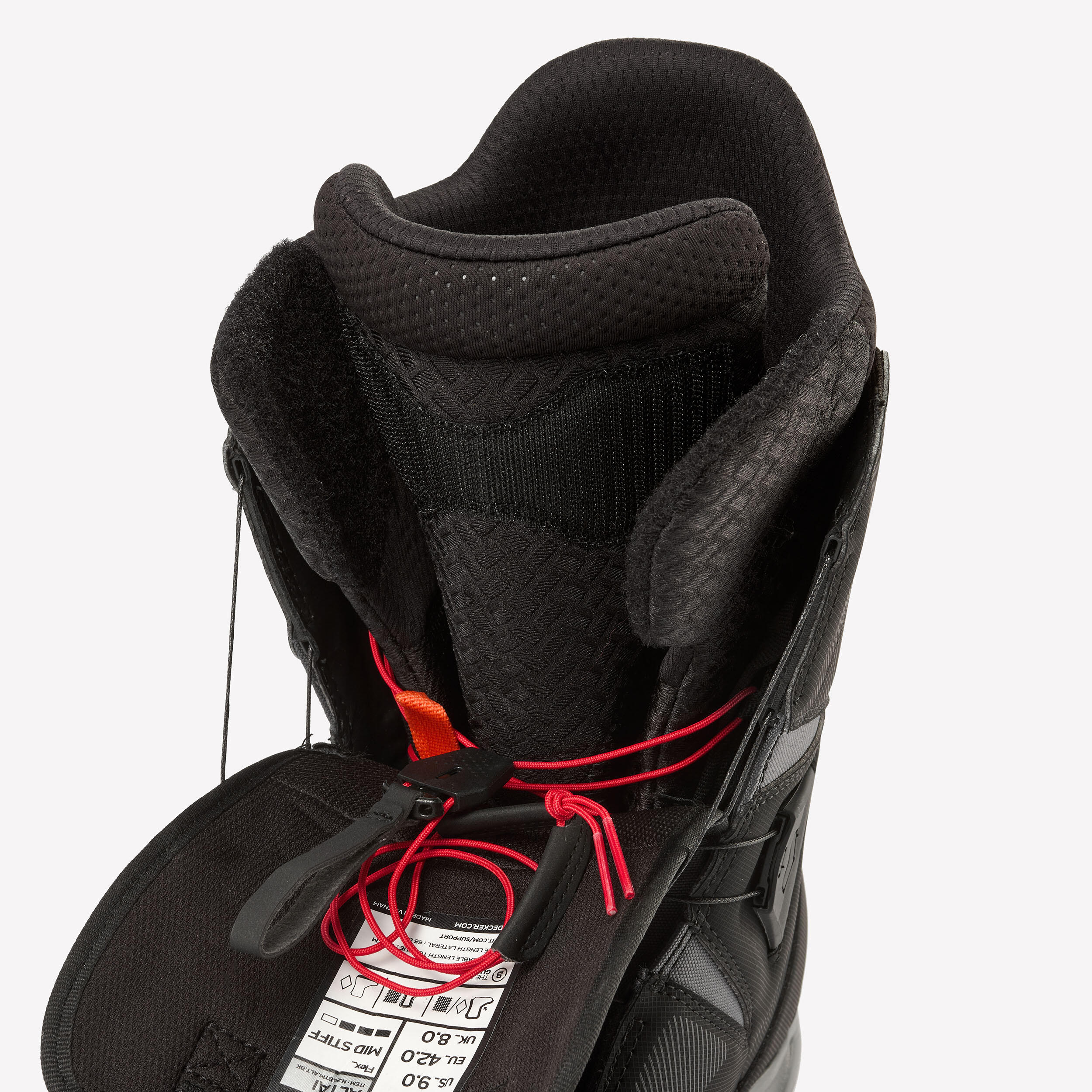 Boots de snowboard all mountain double BOA Homme, Nidecker Altai noir 7/9