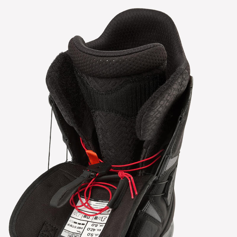 Boots de snowboard All Mountain Dublu BOA Nidecker Altai Negru Bărbați