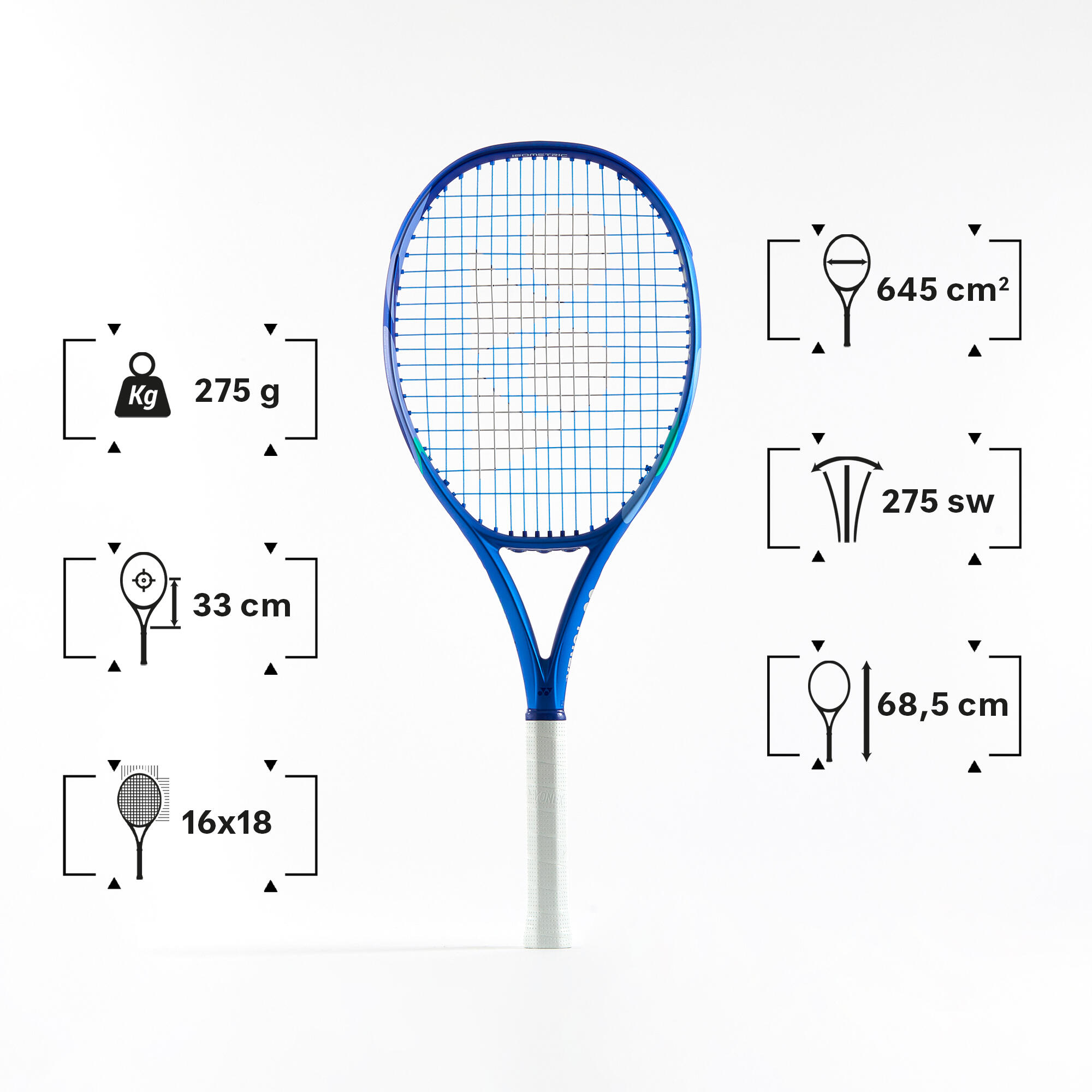 Raqueta de tennis Yonex ezone alpha blau 275 g 2/6