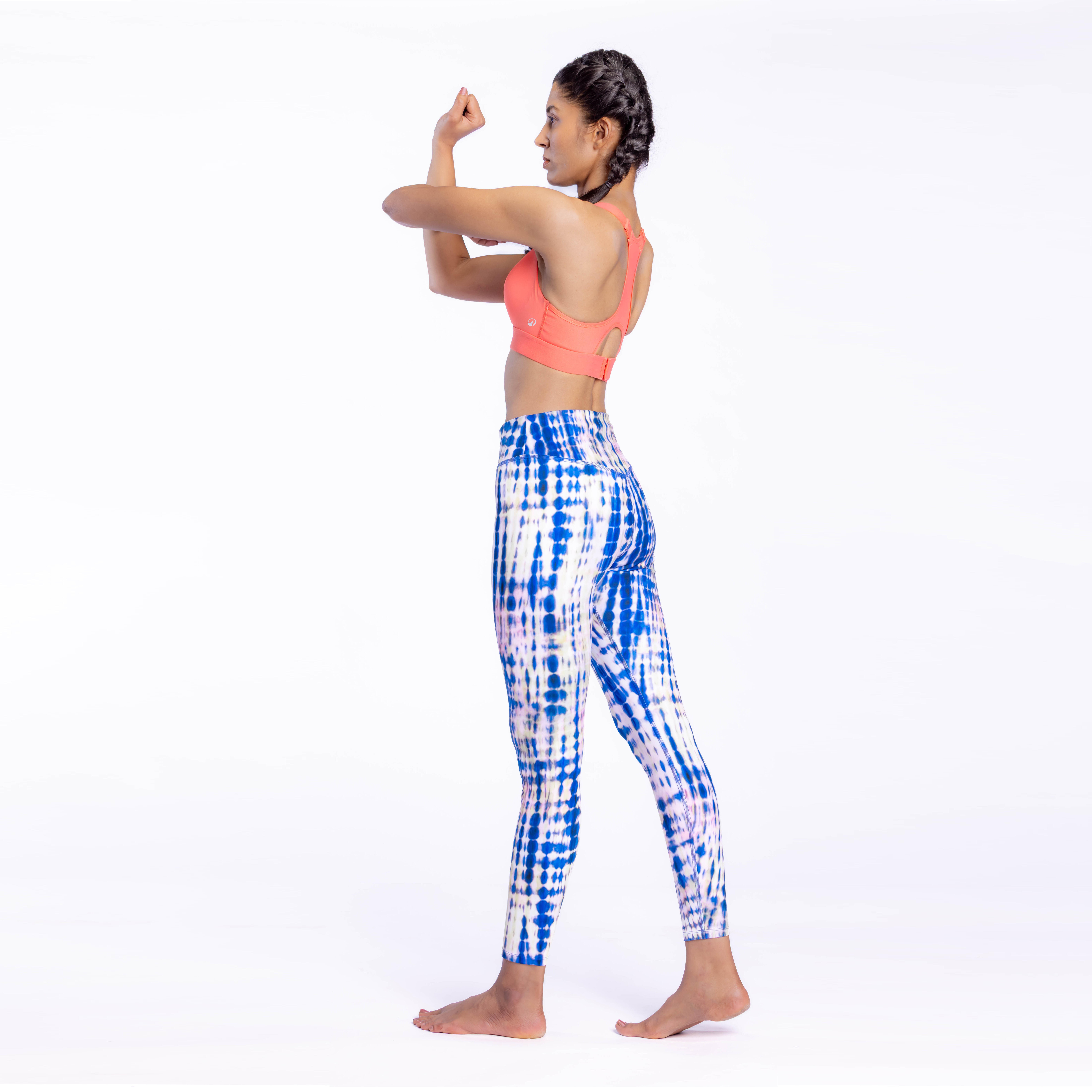 Women's High Support Adjustable Sports Bra with Cups