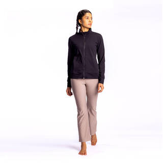 Women's Straight-Fit Zip-Up Sweatshirt with Pocket