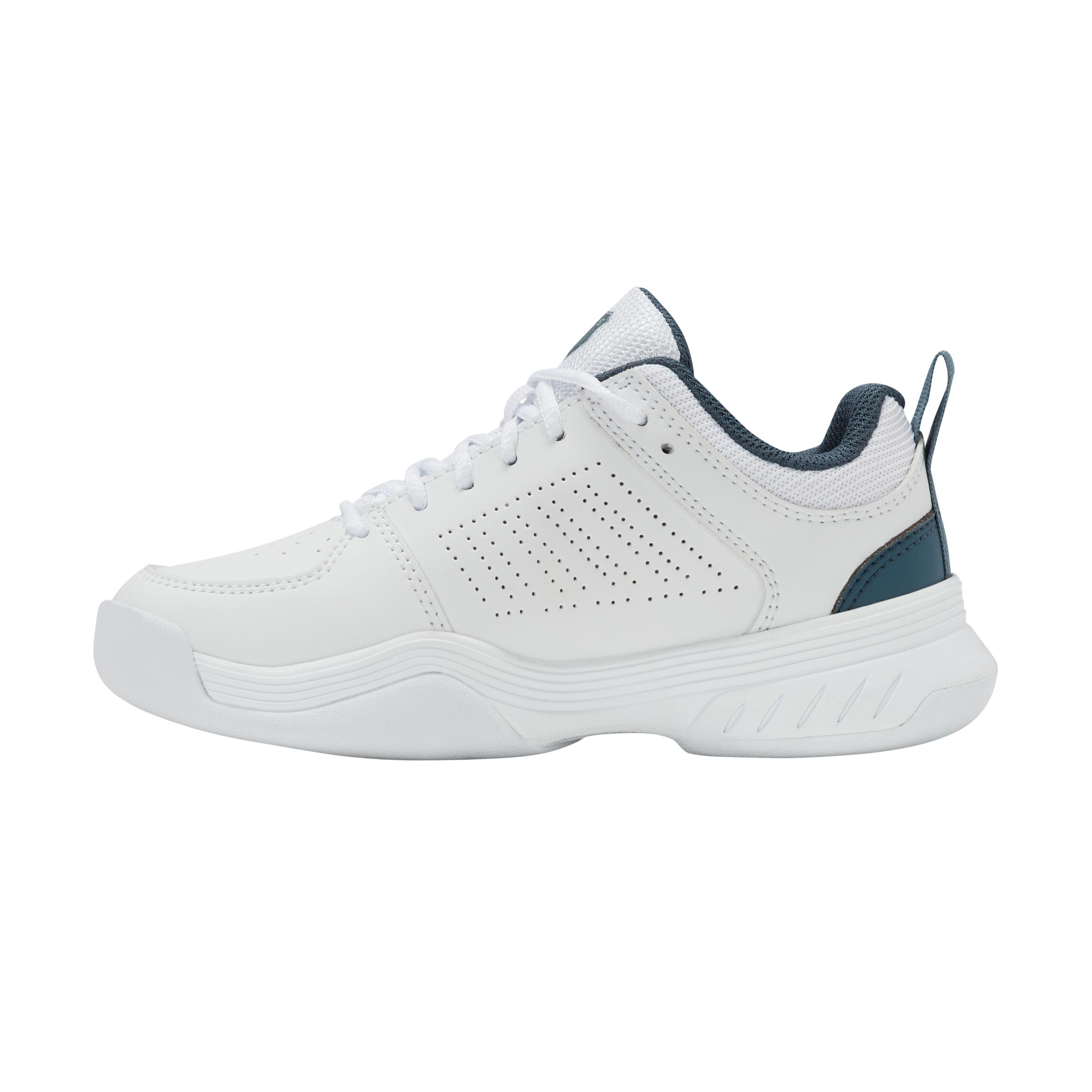 Kinder Tennisschuhe Teppich - Court Express 2 weiß/blau 2/5