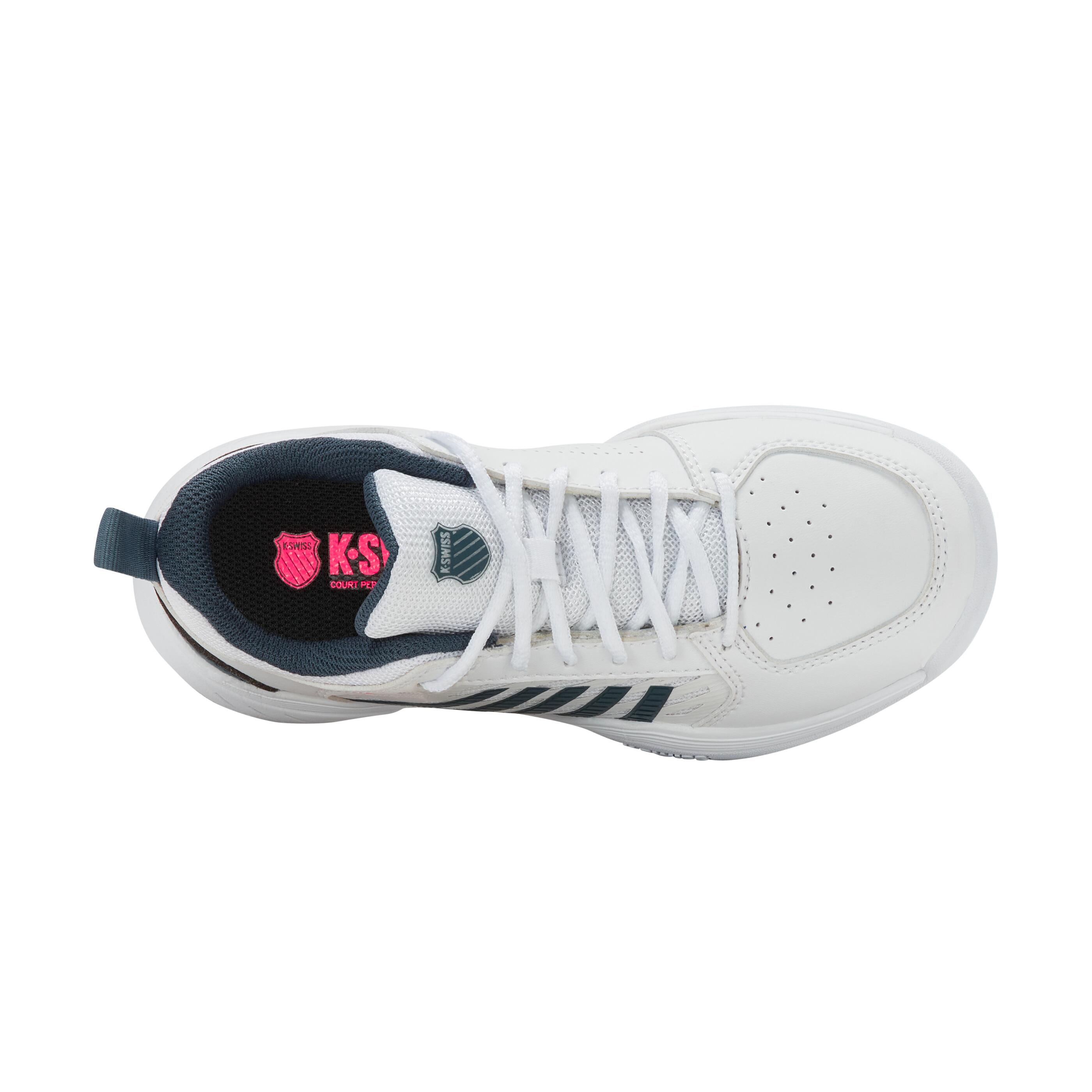 Kinder Tennisschuhe Teppich - Court Express 2 weiß/blau 5/5