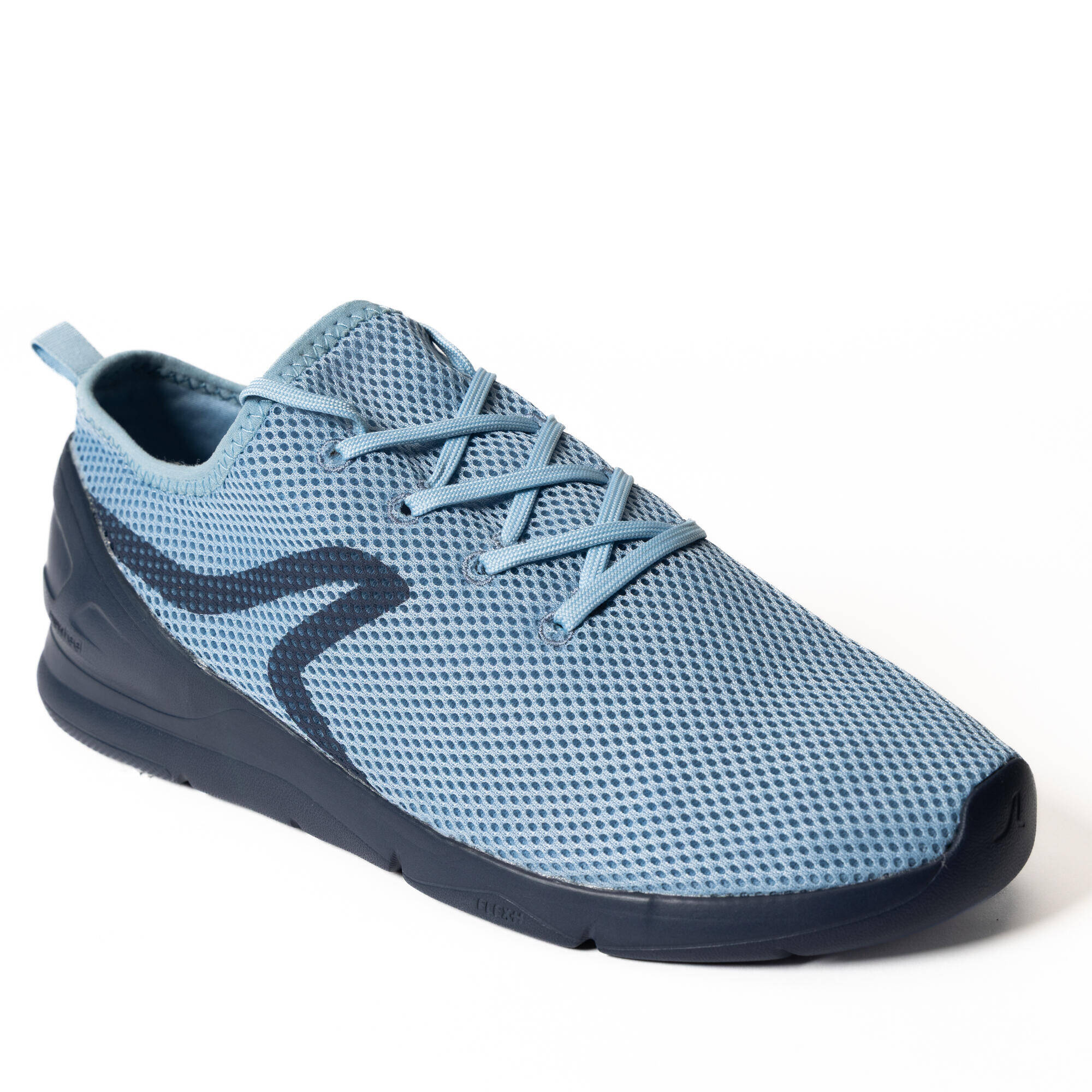 Men Walking Shoes with Breathable Mesh, Cushioning, PW 100 - Blue -  5
