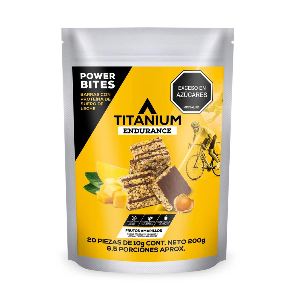 Titanium Power Bites - Snacks energéticos de frutos amarillos