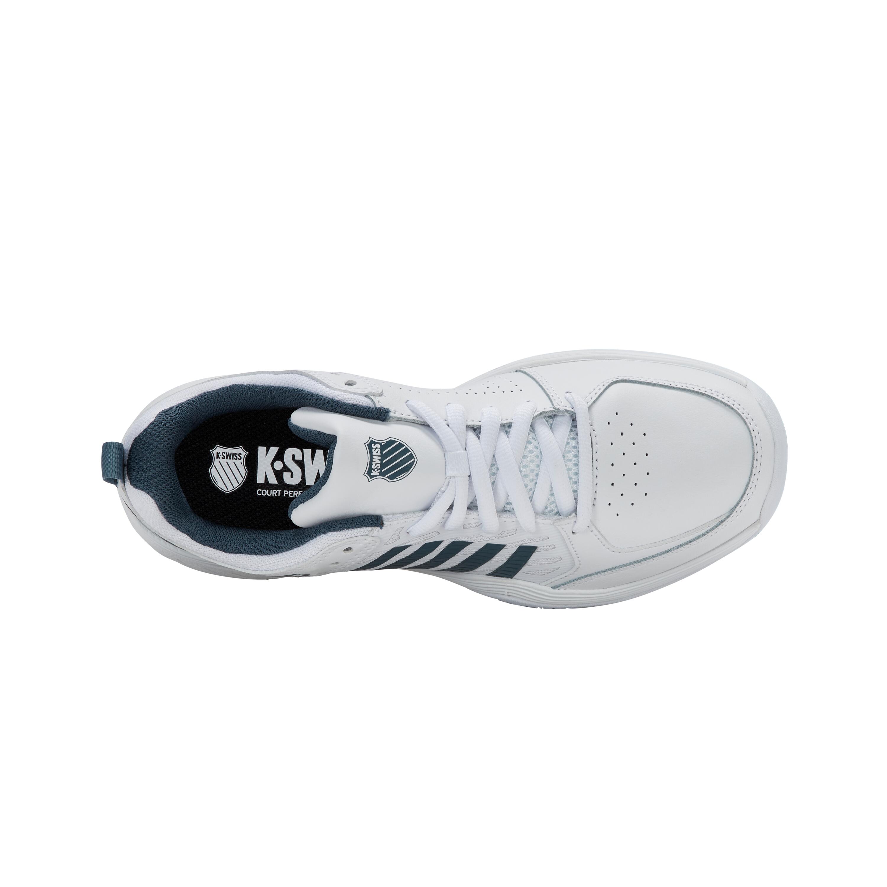 Herren Tennisschuhe Teppich - Court Express 2 weiß/blau 5/5