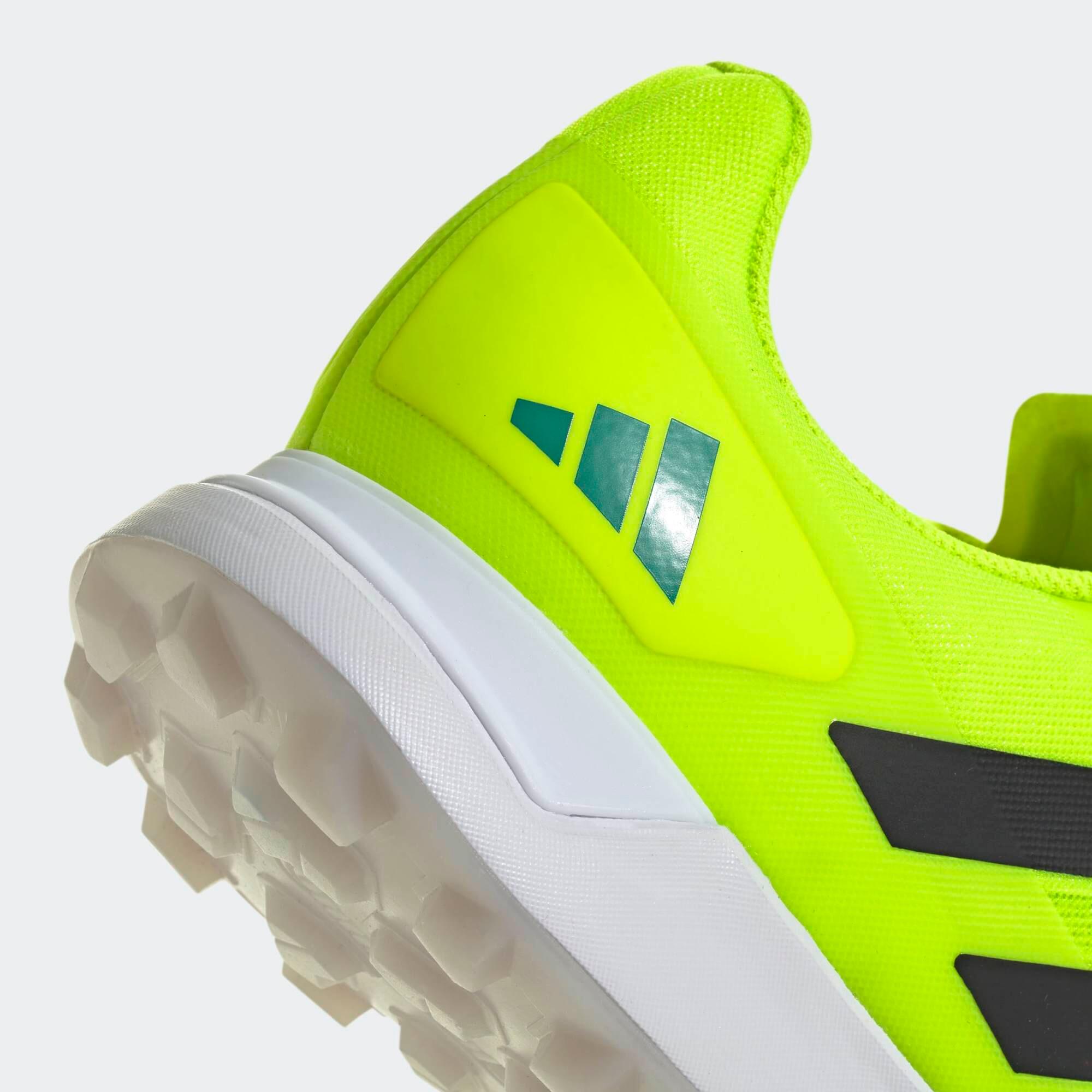 Scarpe hockey su prato adulto ADIDAS ZONE DOX 2.2 S gialle 6/9