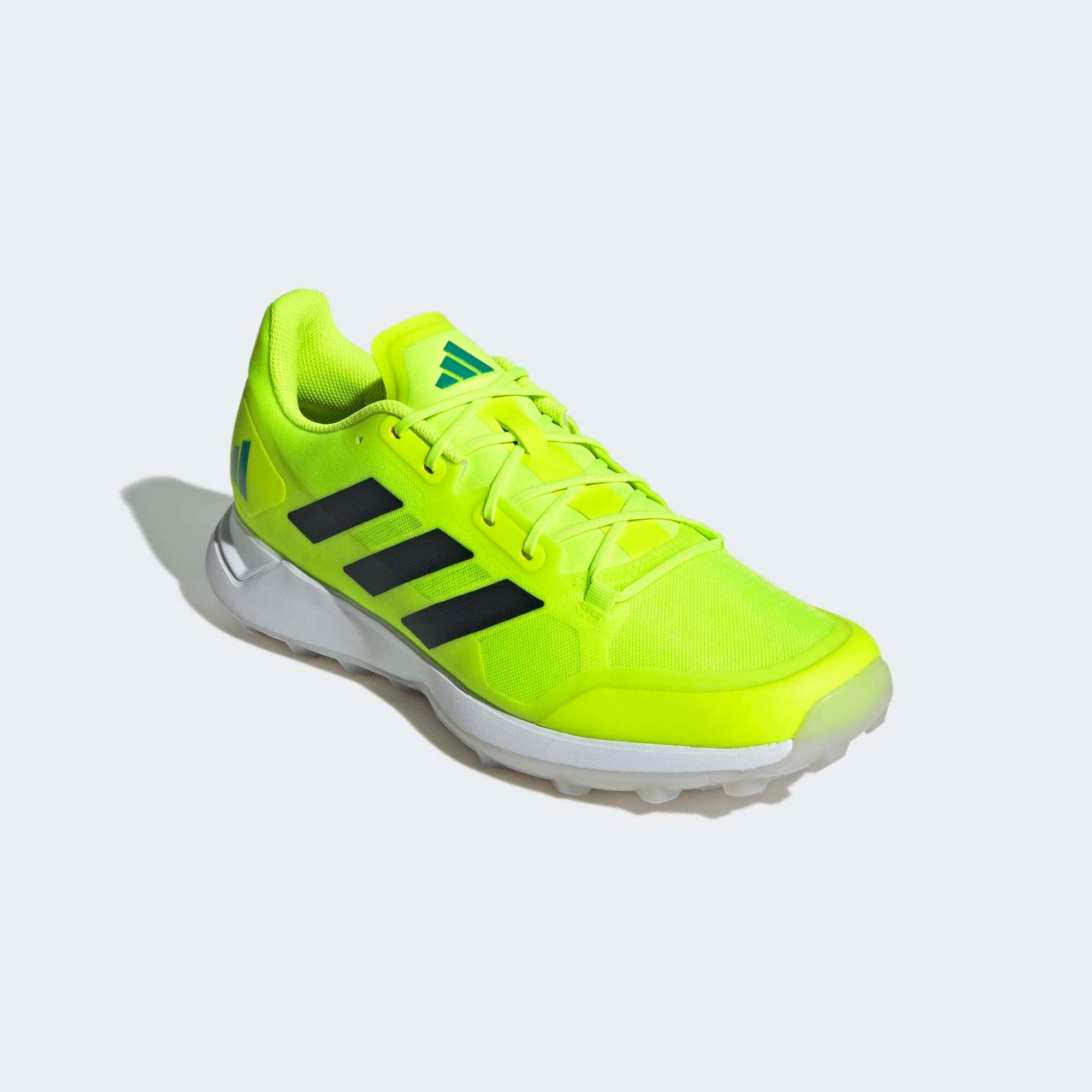 Scarpe hockey su prato adulto ADIDAS ZONE DOX 2.2 S gialle 3/9
