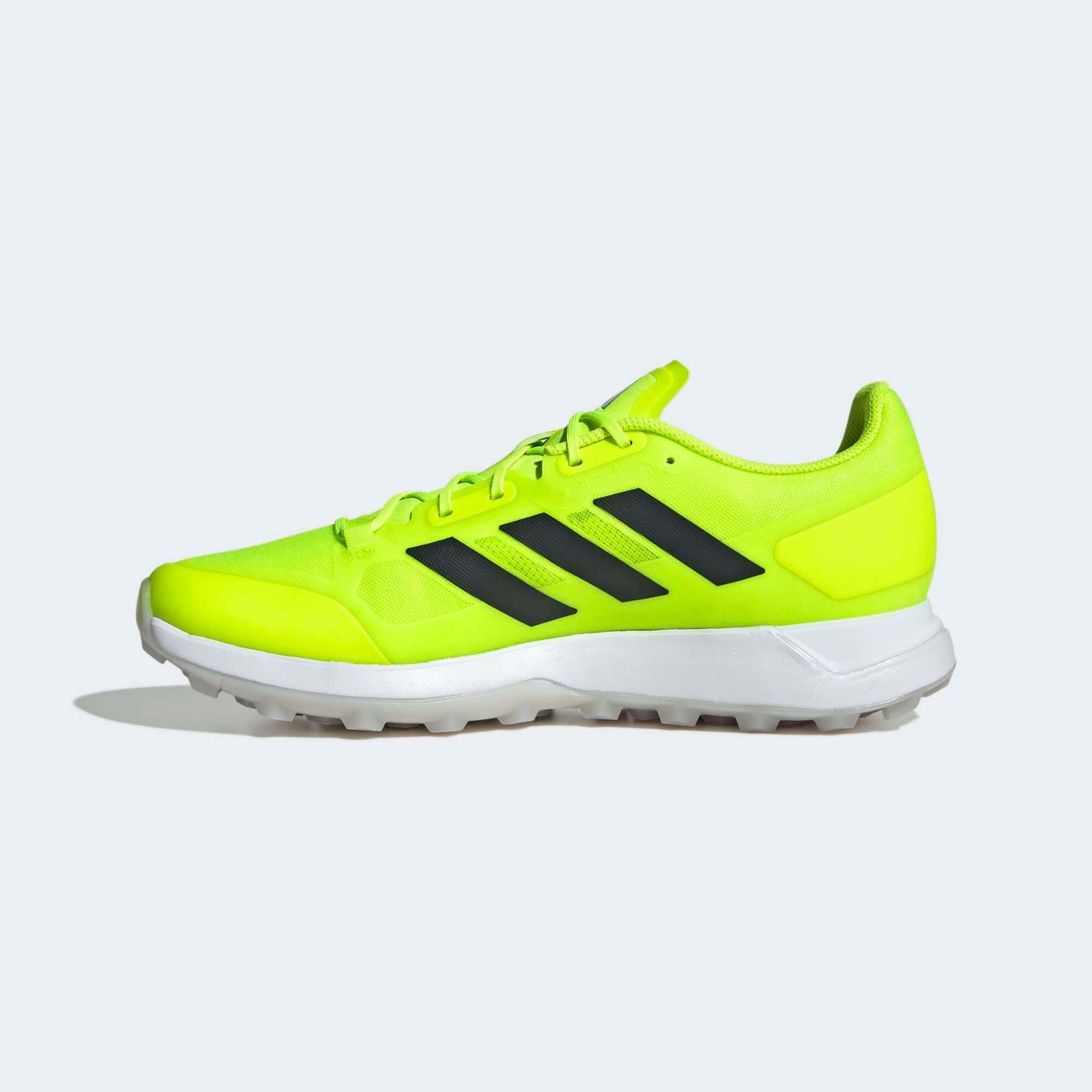 Scarpe hockey su prato adulto ADIDAS ZONE DOX 2.2 S gialle 9/9