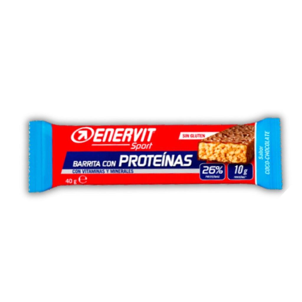Barrita Enervit Proteína y Vitaminas - 10 g de proteína 