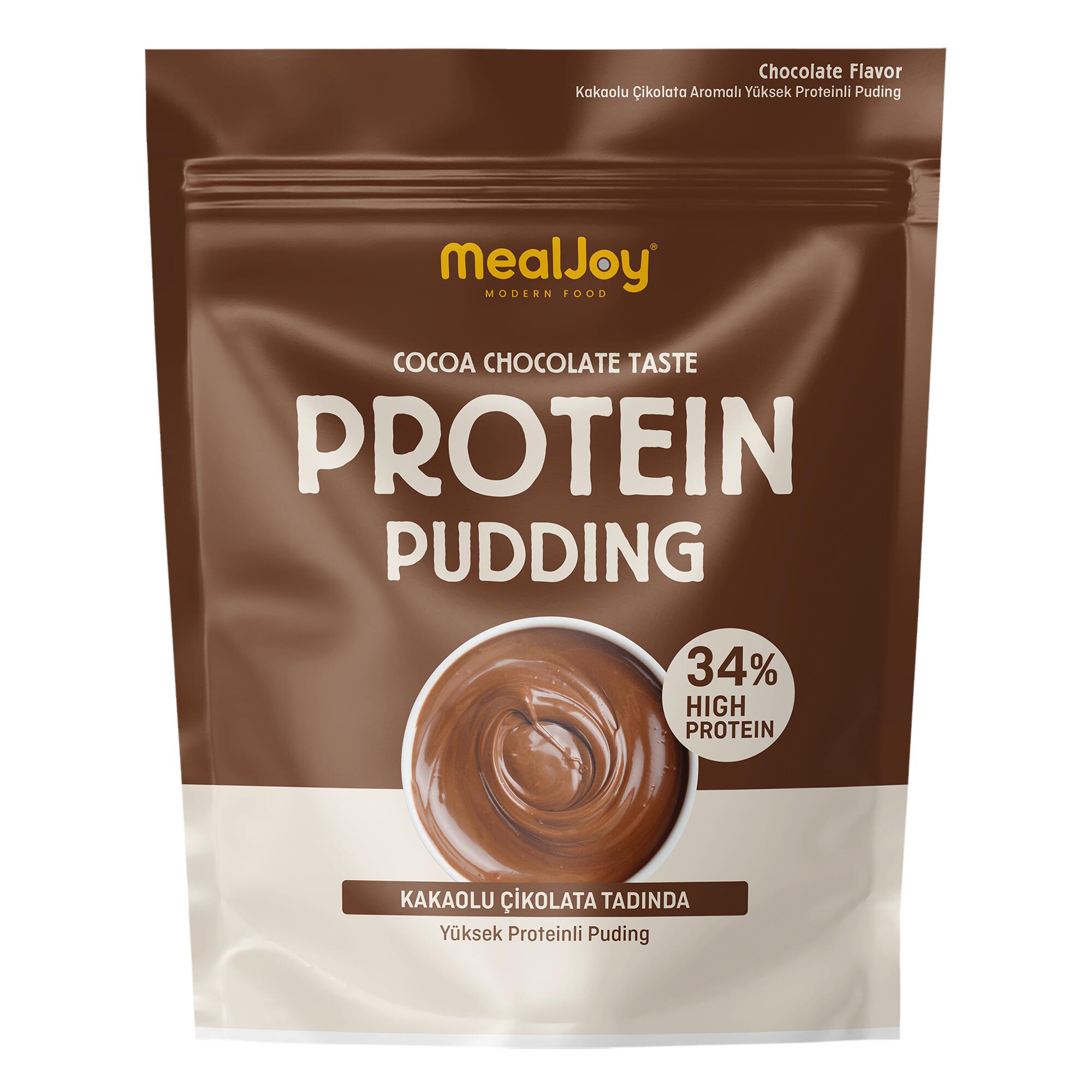 BIG JOY Mealjoy Yüksek Proteinli Puding - Kakao ve Çikolata Aromalı - 500 Gr